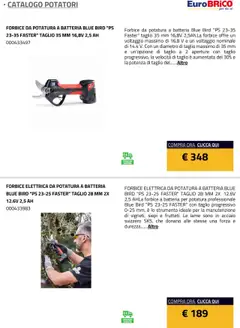 Anteprima del volantino Eurobrico Potatori catalogo valido a partire dal 23.07.2025 | Pagina: 32 | Prodotti: Forbice, Batteria