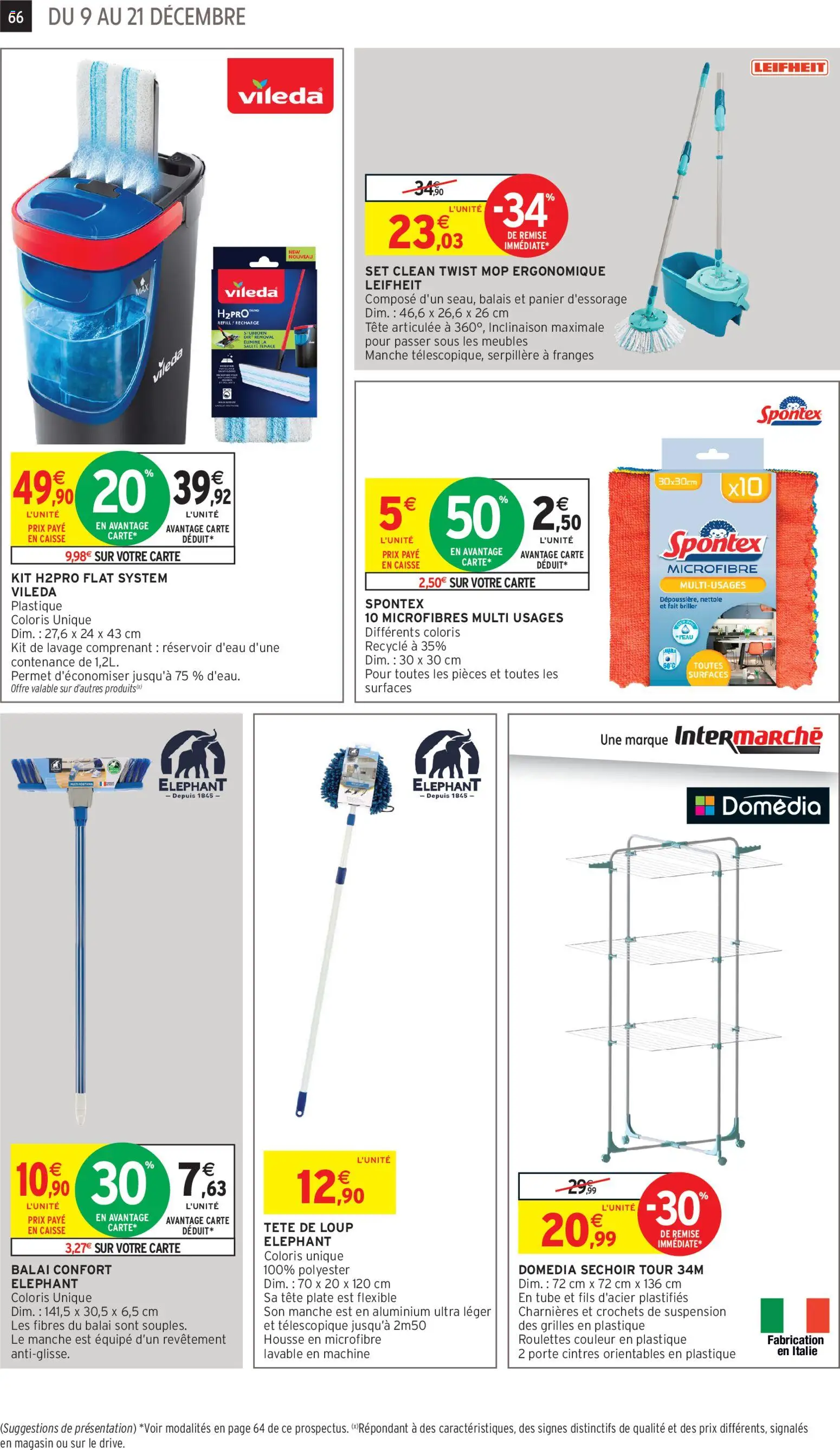 {H1} | Page: 66 | Produits: Séchoir, Réservoir d'eau, Porte, Serpillère