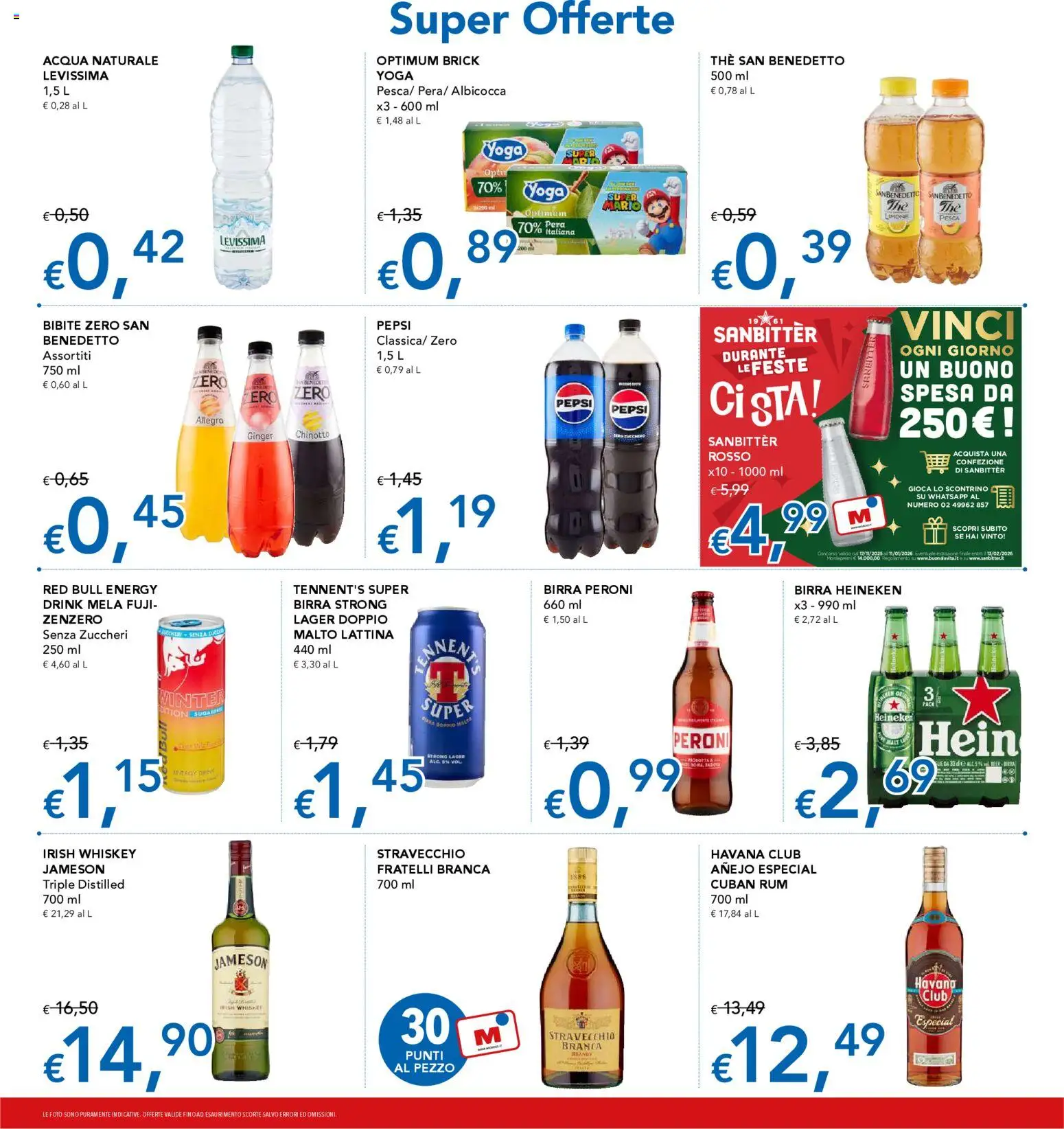 Volantino Migross del 20.11.2025 | Pagina: 12 | Prodotti: Birra, Chinotto, Limone, Pesca