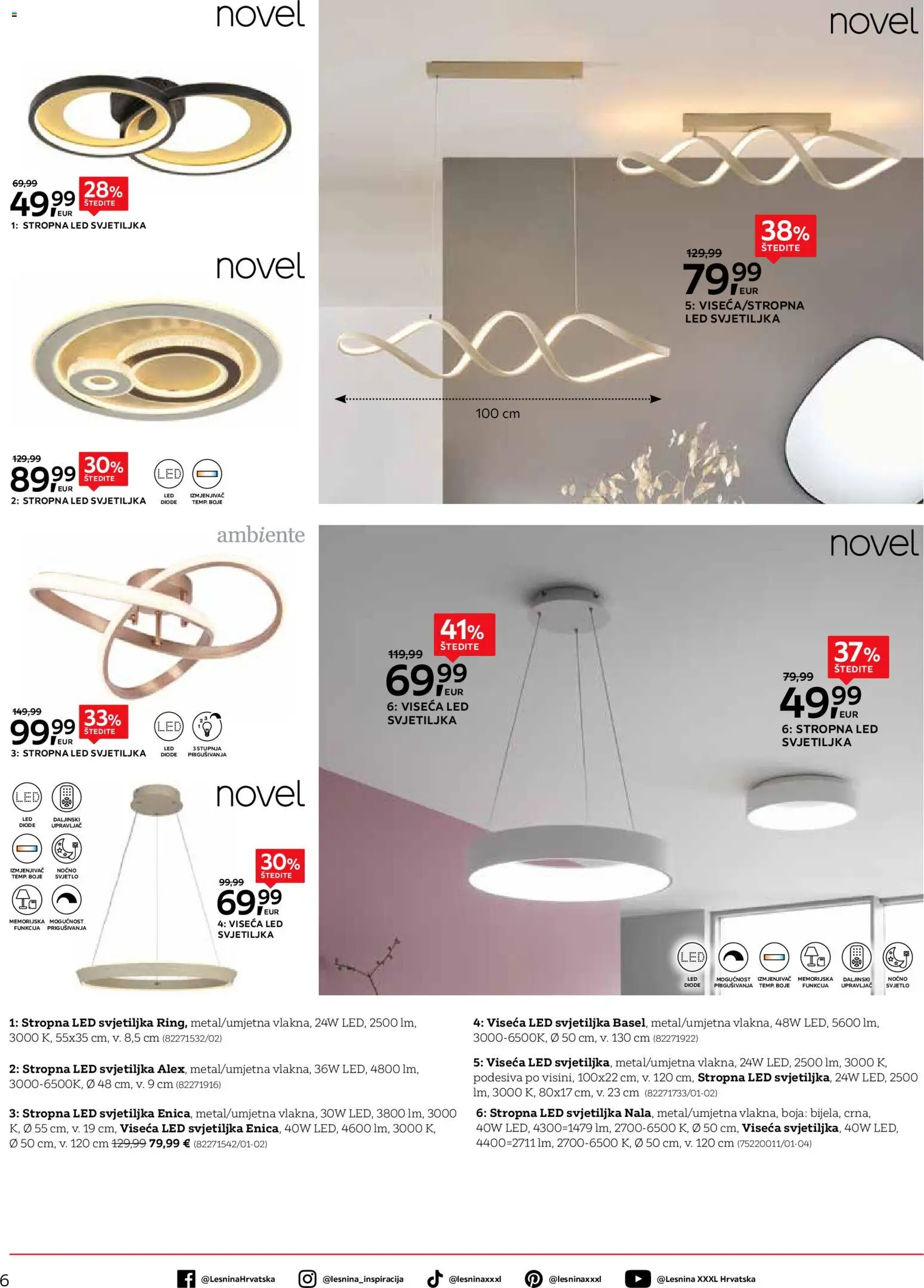 Lesnina katalog | vrijedi od 02.02.2026 | Stranica: 6 | Proizvodi: Svjetiljka