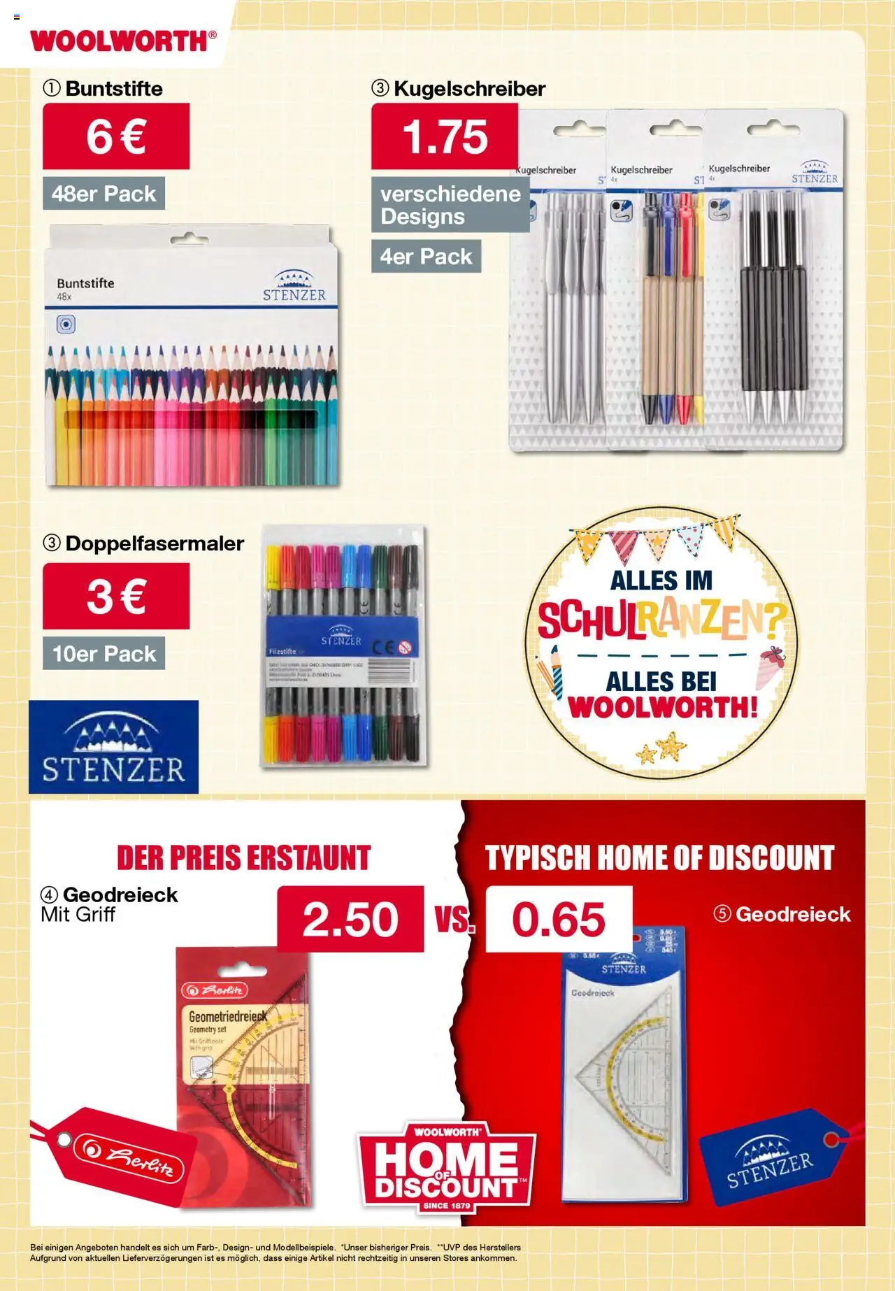 Woolworth Alles für den Schulstart gültig ab 22.08.2025 | Seite: 26