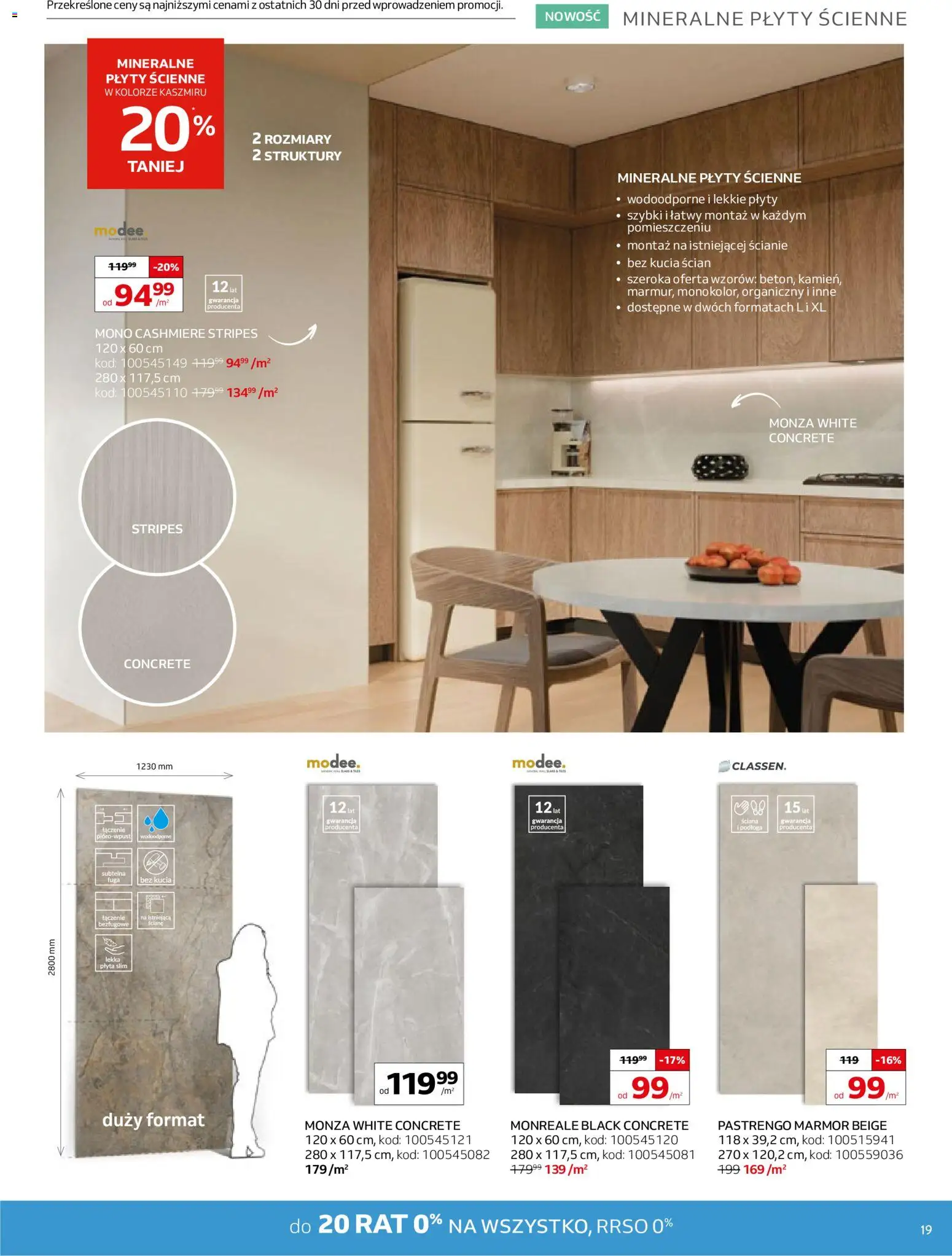 Komfort Gazetka od 07.01.2026 | Strona: 19 | Produkty: Plyty