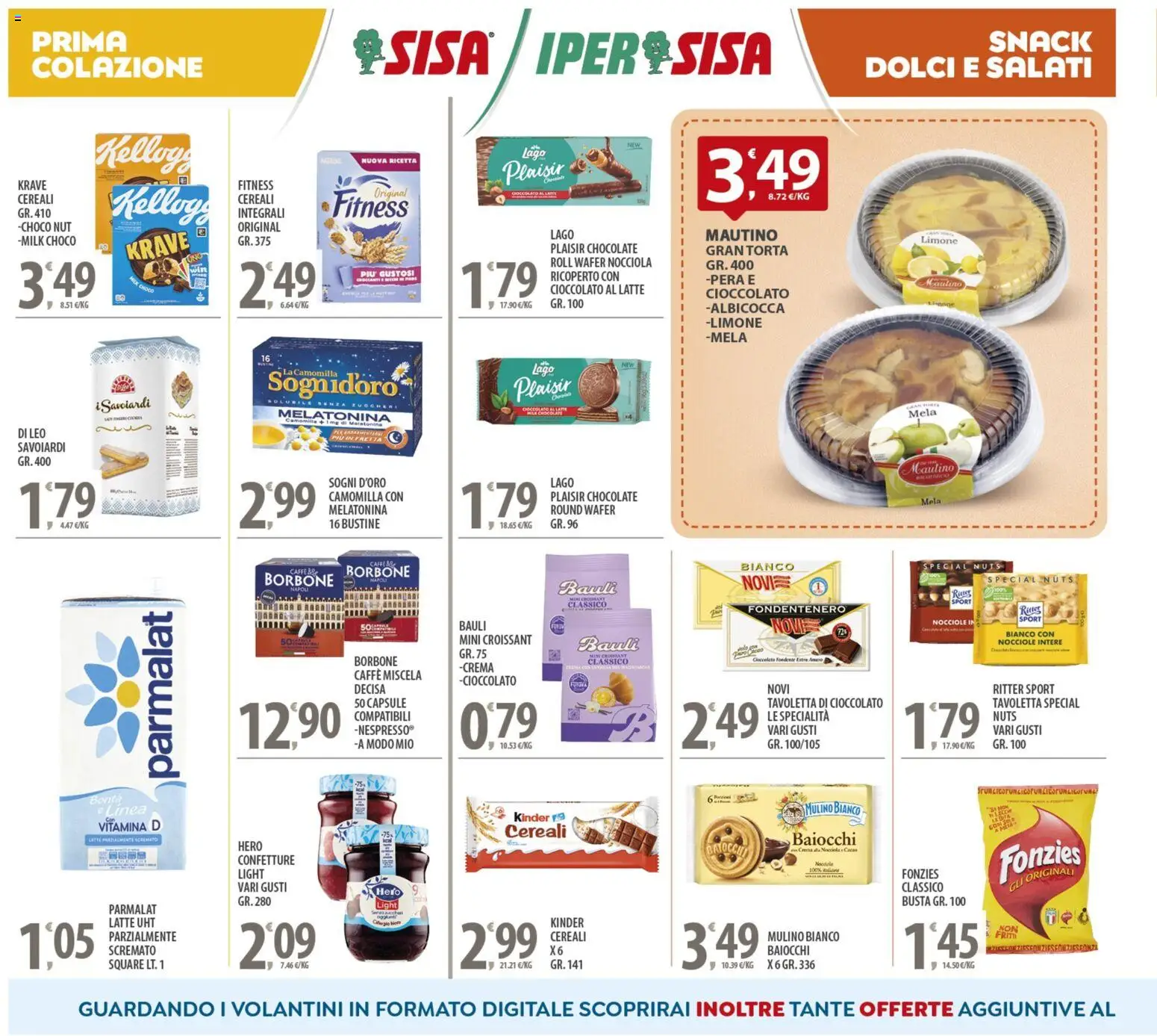 Volantino SISA del 14.11.2025 | Pagina: 8 | Prodotti: Crema, Cioccolato, Croissant, Savoiardi