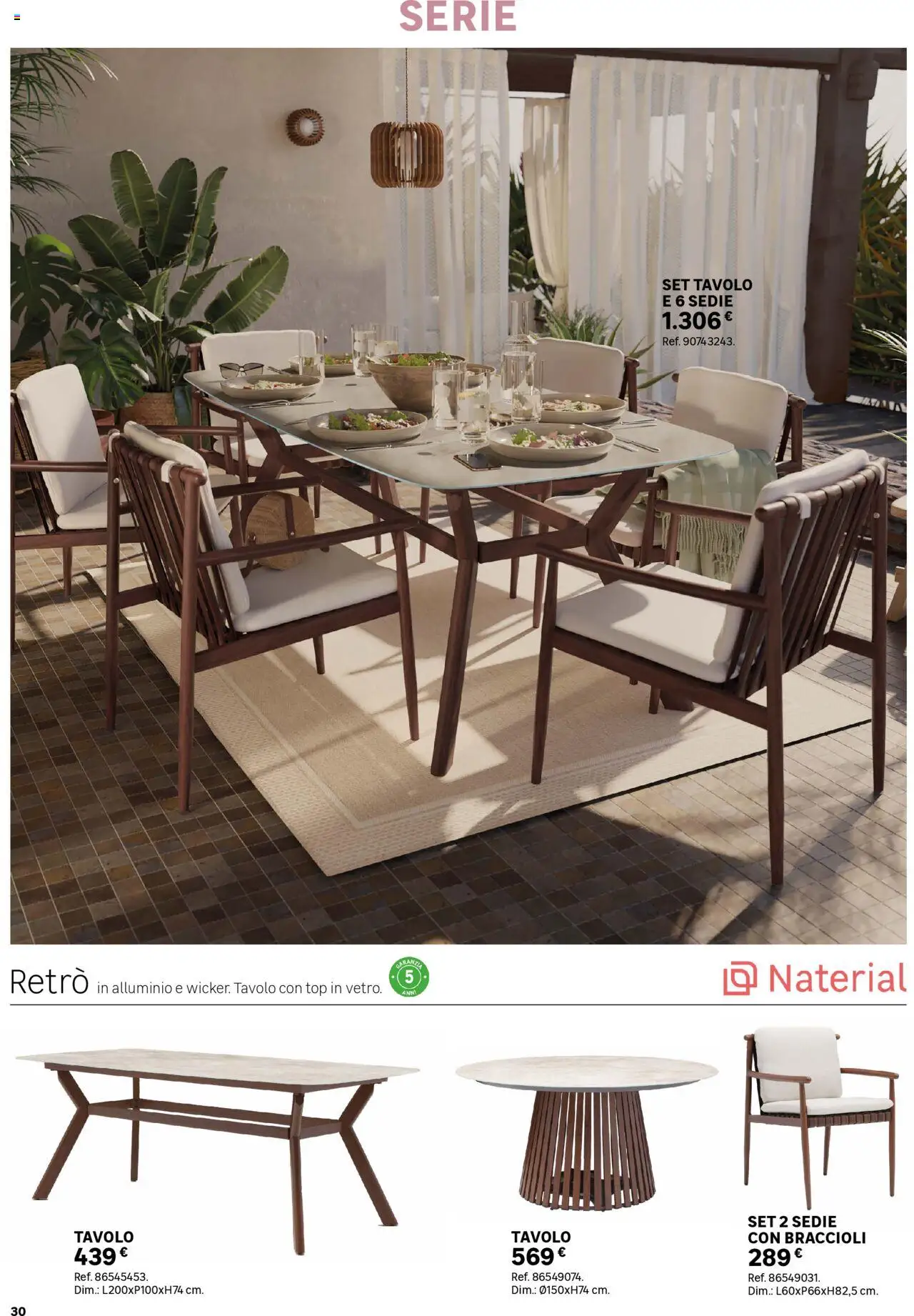 Volantino Leroy Merlin del 02.06.2025 | Pagina: 30 | Prodotti: Braccioli, Top, Alluminio, Tavolo