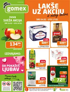 Gomex katalog - pregled Gomex kataloga - važi od 04.02.2026