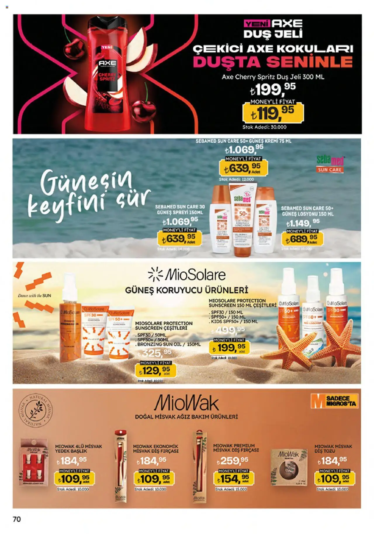 Migros Katalog - 5M Migroskop Dijital - 07.08.2025 tarihinden itibaren geçerlidir | Sayfa: 70 | Ürünler: Duş, Duş jeli, Diş fırçası