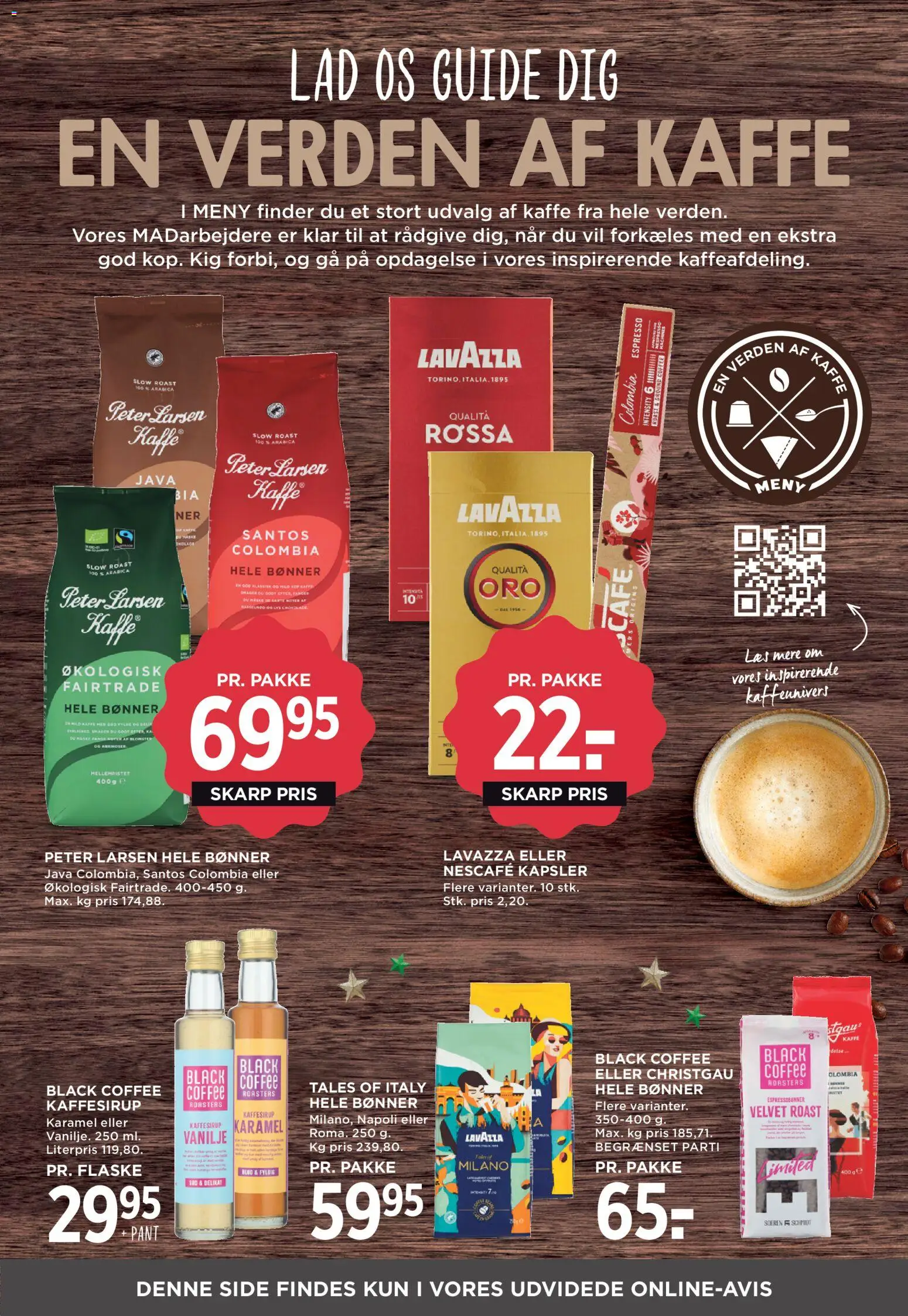 Meny tilbudsavis – gyldig fra 12.12.2025 | Side: 43 | Produkter: Kaffe, Maske, Bønner, Vanilje