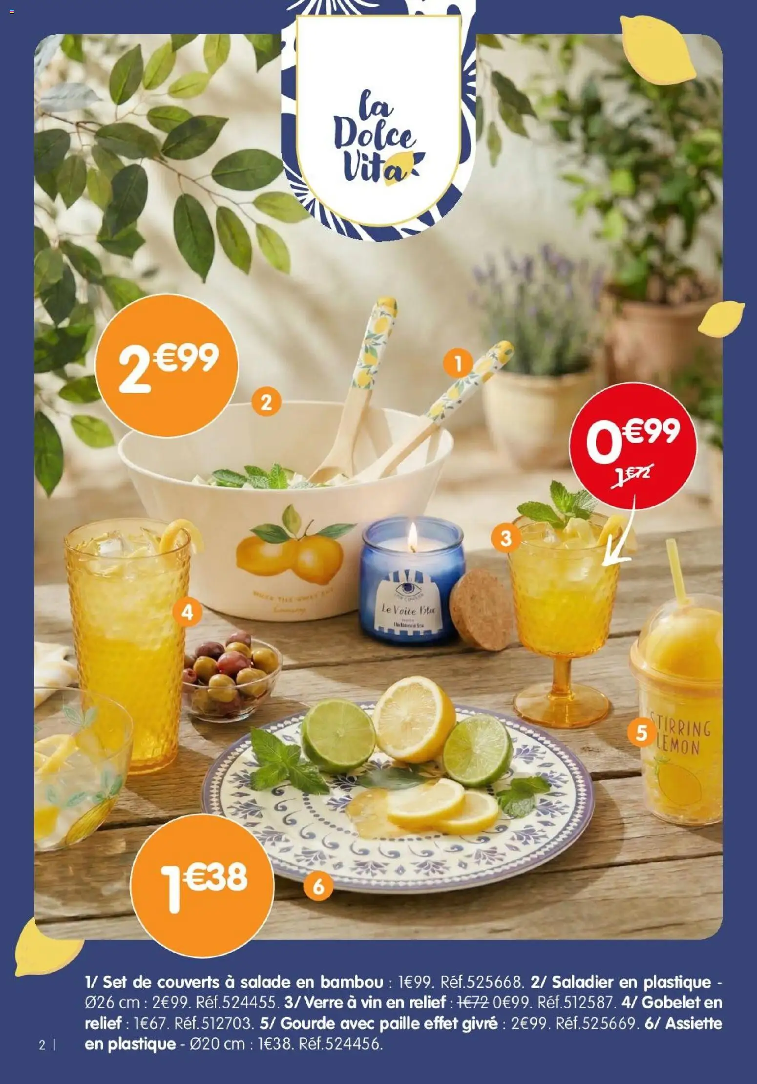 {H1} | Page: 2 | Produits: Salade, Gourde, Vin