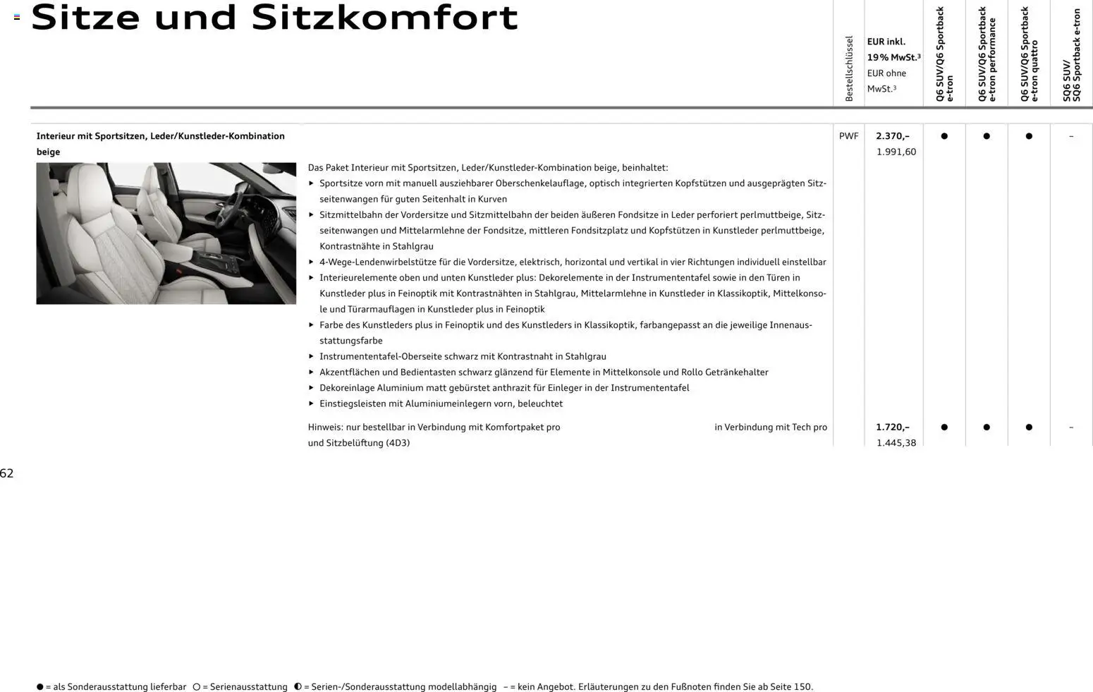 Audi Prospekt 	 – gültig ab 28.10.2025 | Seite: 62