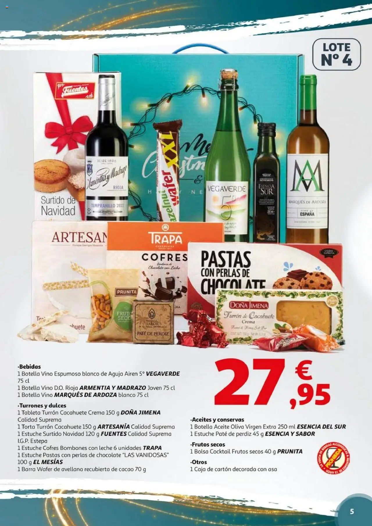 Alcampo - Nacional │ válido desde el 06.11.2025 | Página: 5 | Productos: Leche, Vino, Tableta, Crema