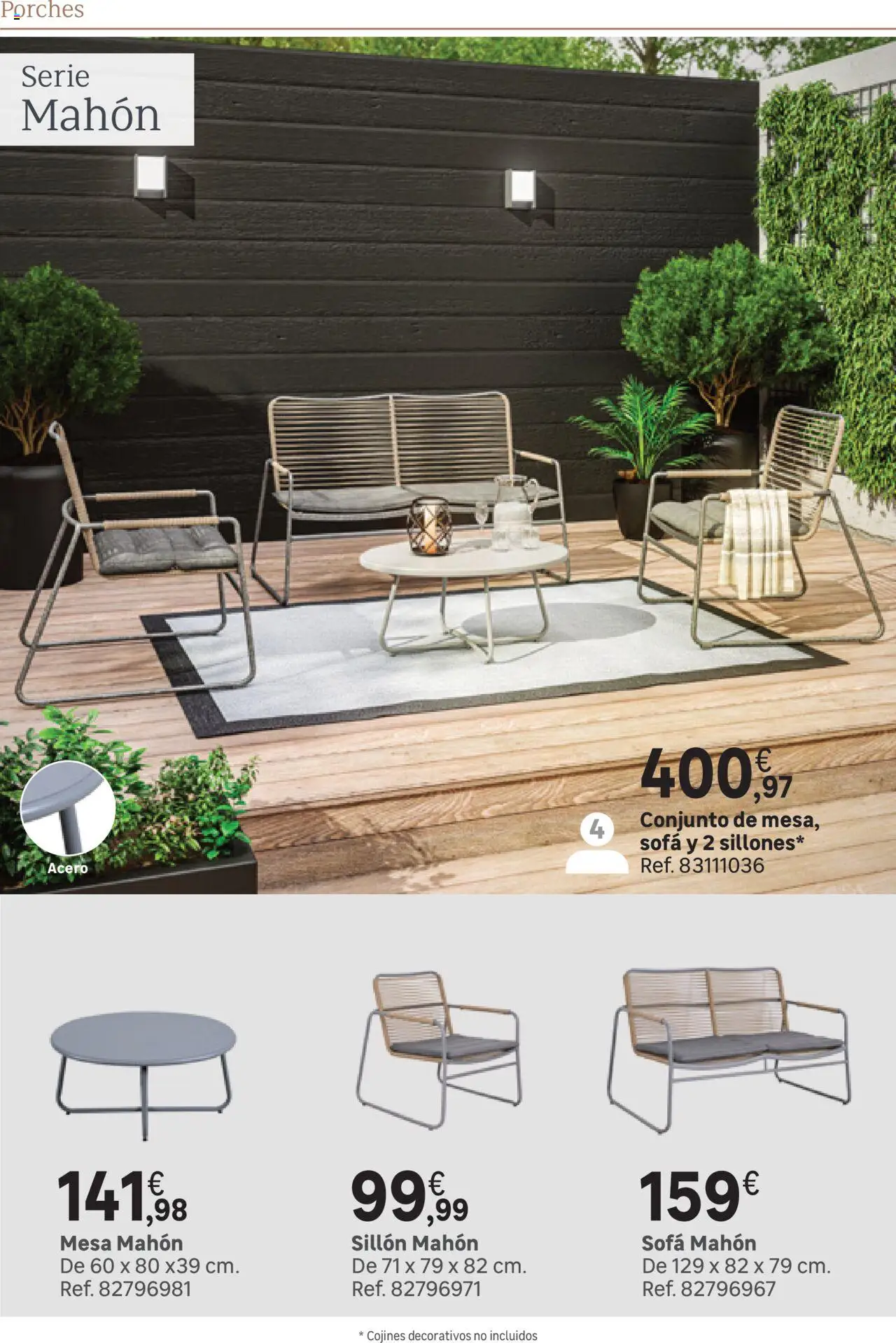 Leroy Merlin catálogo │ válido desde el 25.03.2025 | Página: 113 | Productos: Sofá, Sillón, Mesa