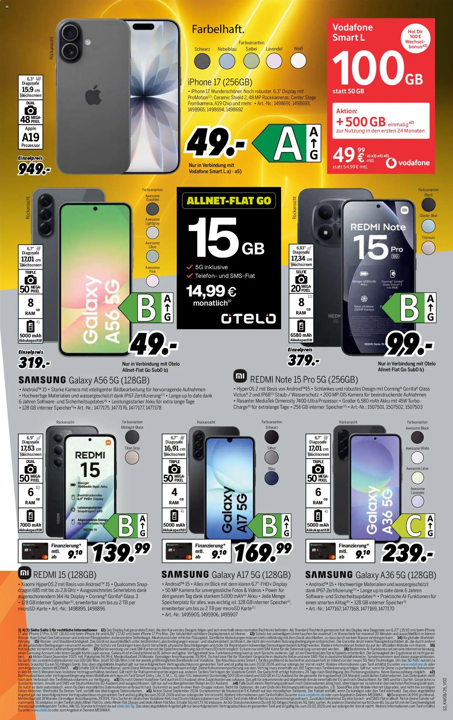 Medimax Prospekt 	 – gültig ab 14.02.2026 | Seite: 3 | Produkte: Kamera, Samsung, Lavendel, Telefon