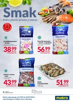Pogląd oferty "Makro Gazetka - Ryby i owoce morza" - ważna od 17.09.2025