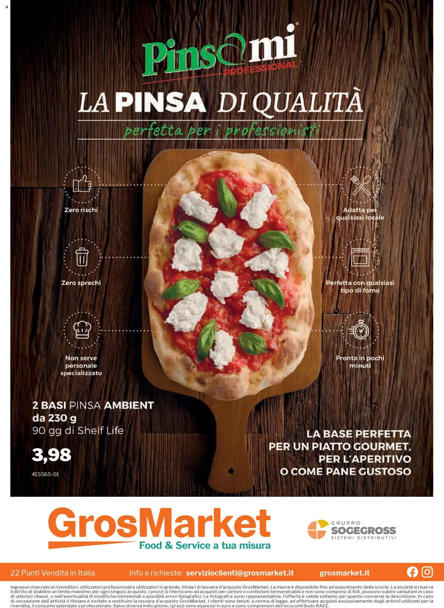 Volantino Sogegross del 19.11.2025 | Pagina: 30 | Prodotti: Pane, Piatto, Forno