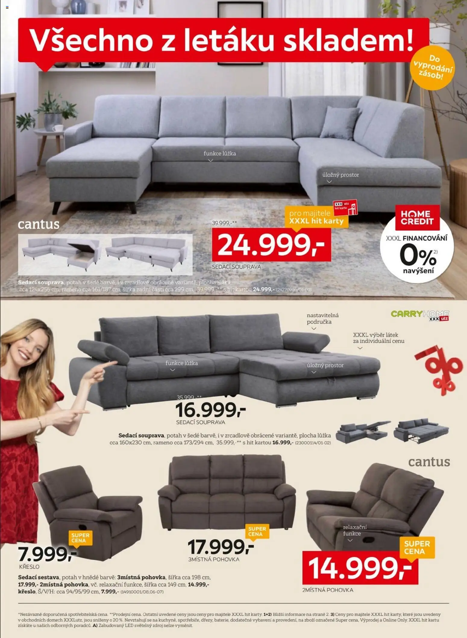 XXXLutz leták - Sleva 25 % na téměř vše od 09.03.2026 | Strana: 4 | Produkty: Pohovka, Křeslo, Karty, LED