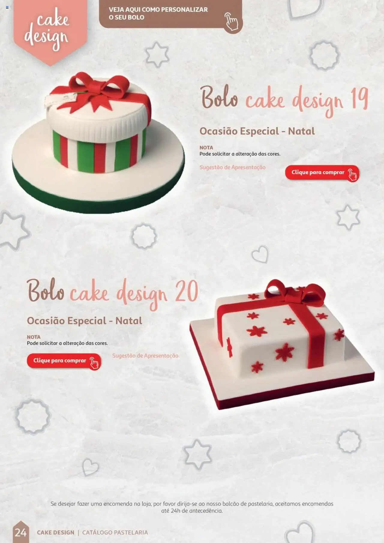 Auchan Catálogo de Pastelaria │ válido de 08.04.2024 | Página: 24 | Produtos: Bolo