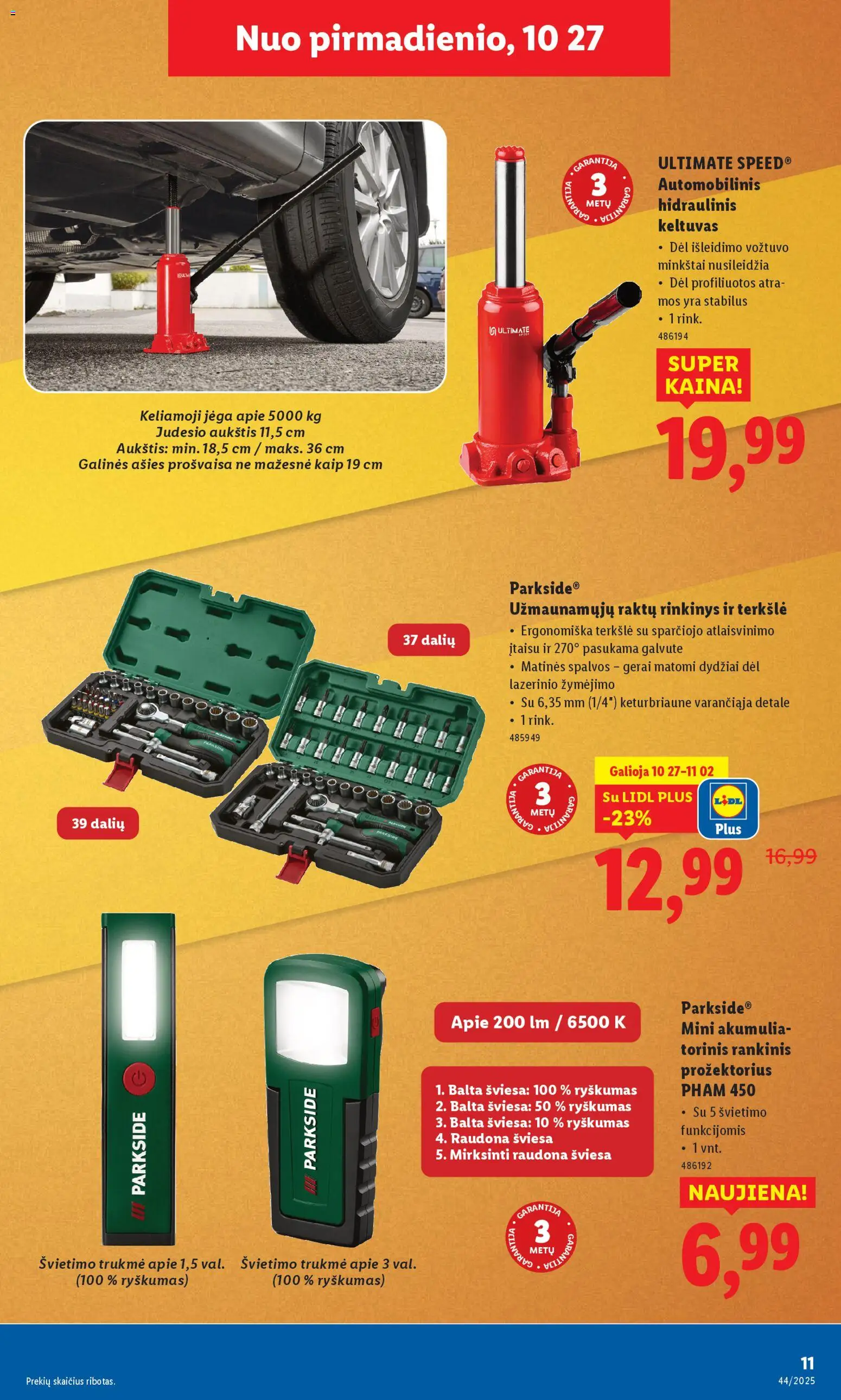 LIDL akcijos nuo 27.10.2025 | Puslapis: 11