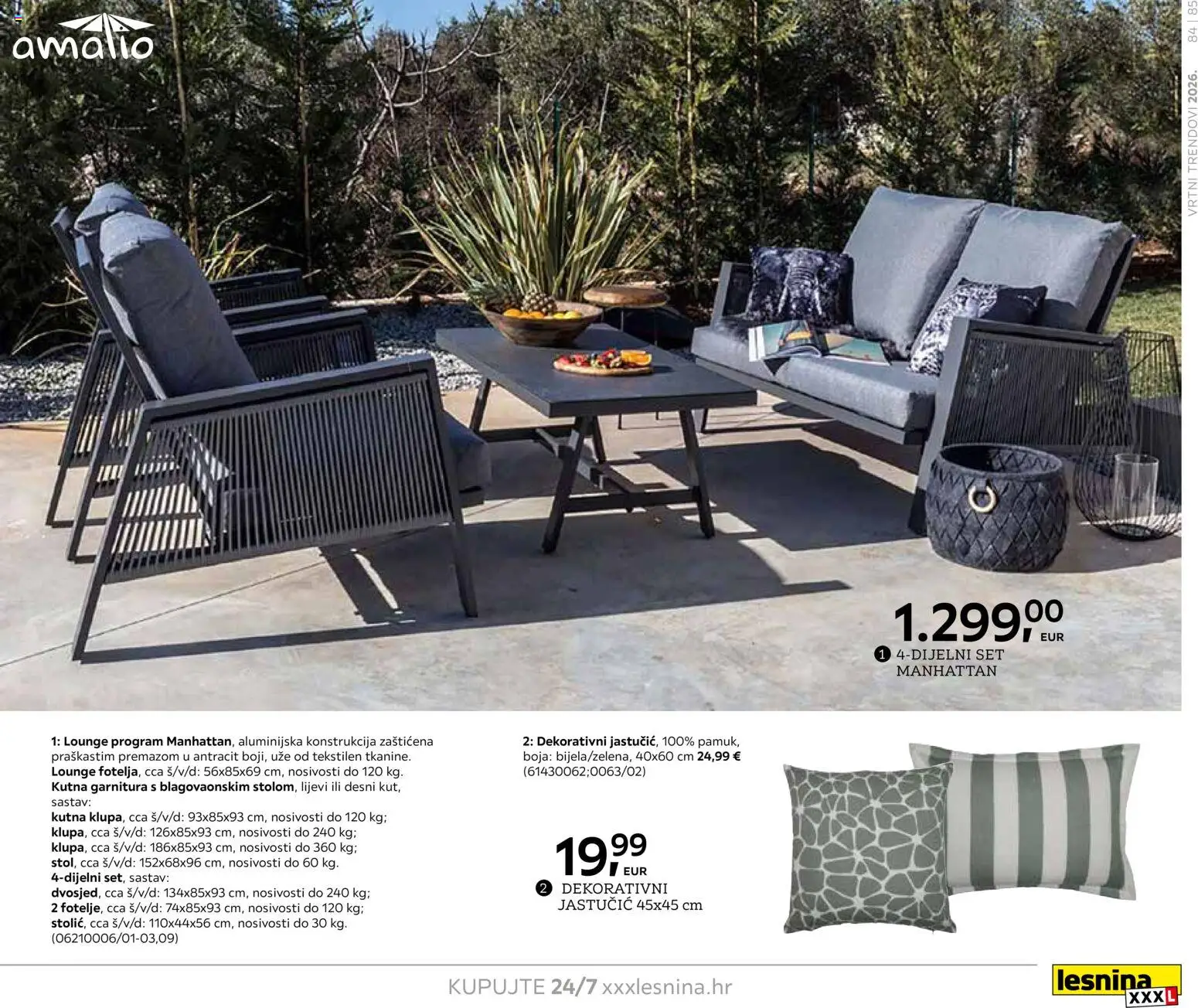 Lesnina katalog | vrijedi od 06.02.2026 | Stranica: 85 | Proizvodi: Kutna garnitura