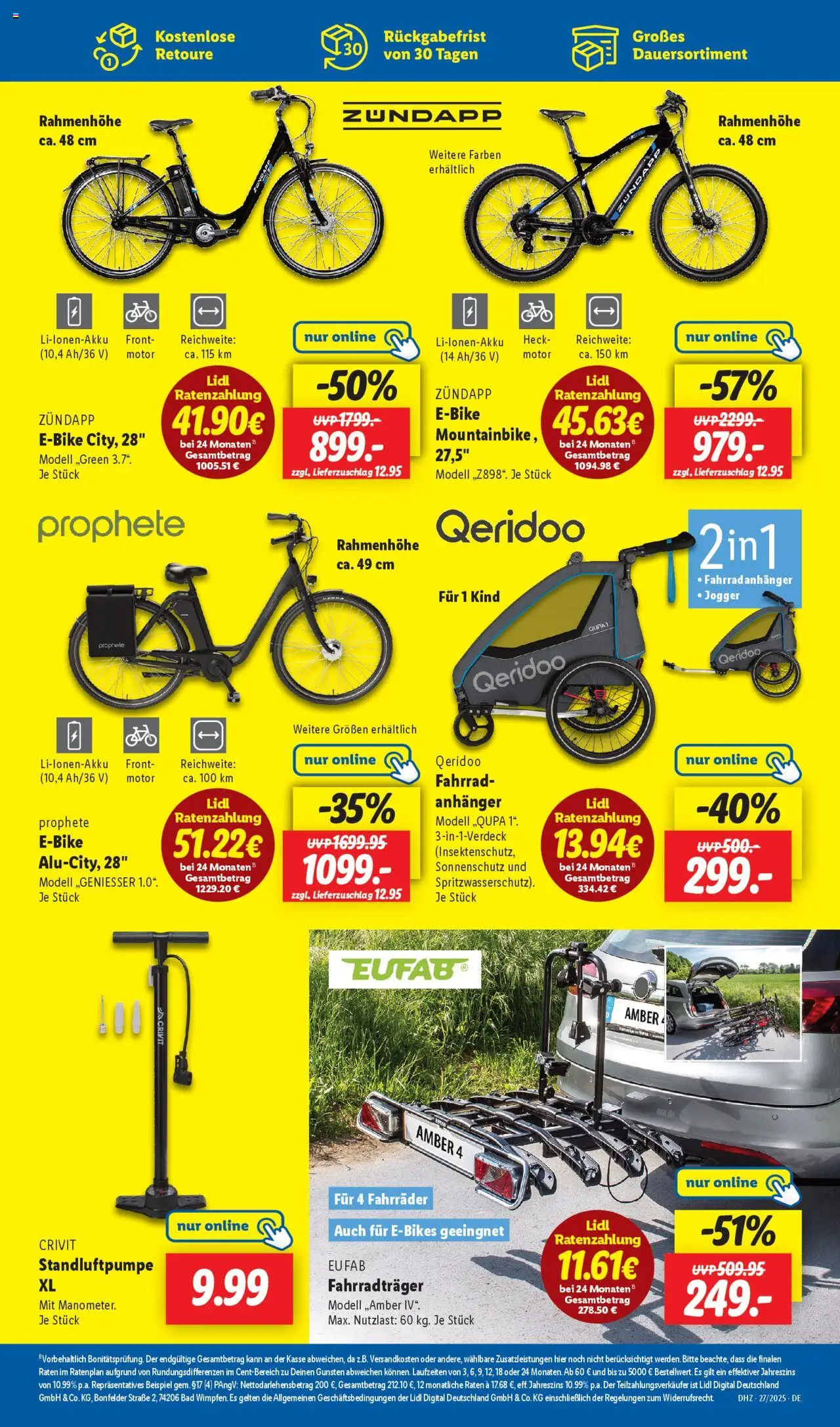 Lidl - Hamburg, Bremen - gültig ab dem 30.06.2025 | Seite: 29 | Produkte: Bad, E-Bike