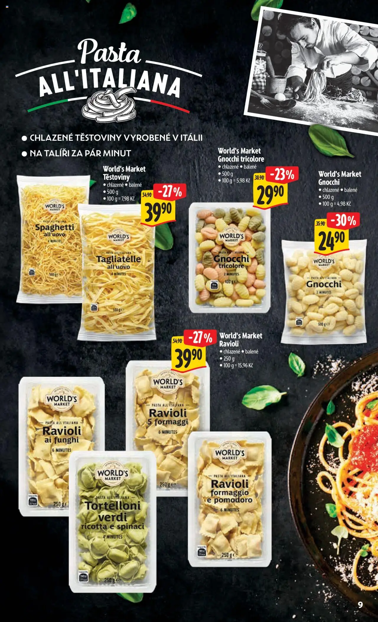 Albert leták - Strakonice od 10.09.2025 | Strana: 13 | Produkty: Ricotta, Těstoviny, Ravioli, Gnocchi
