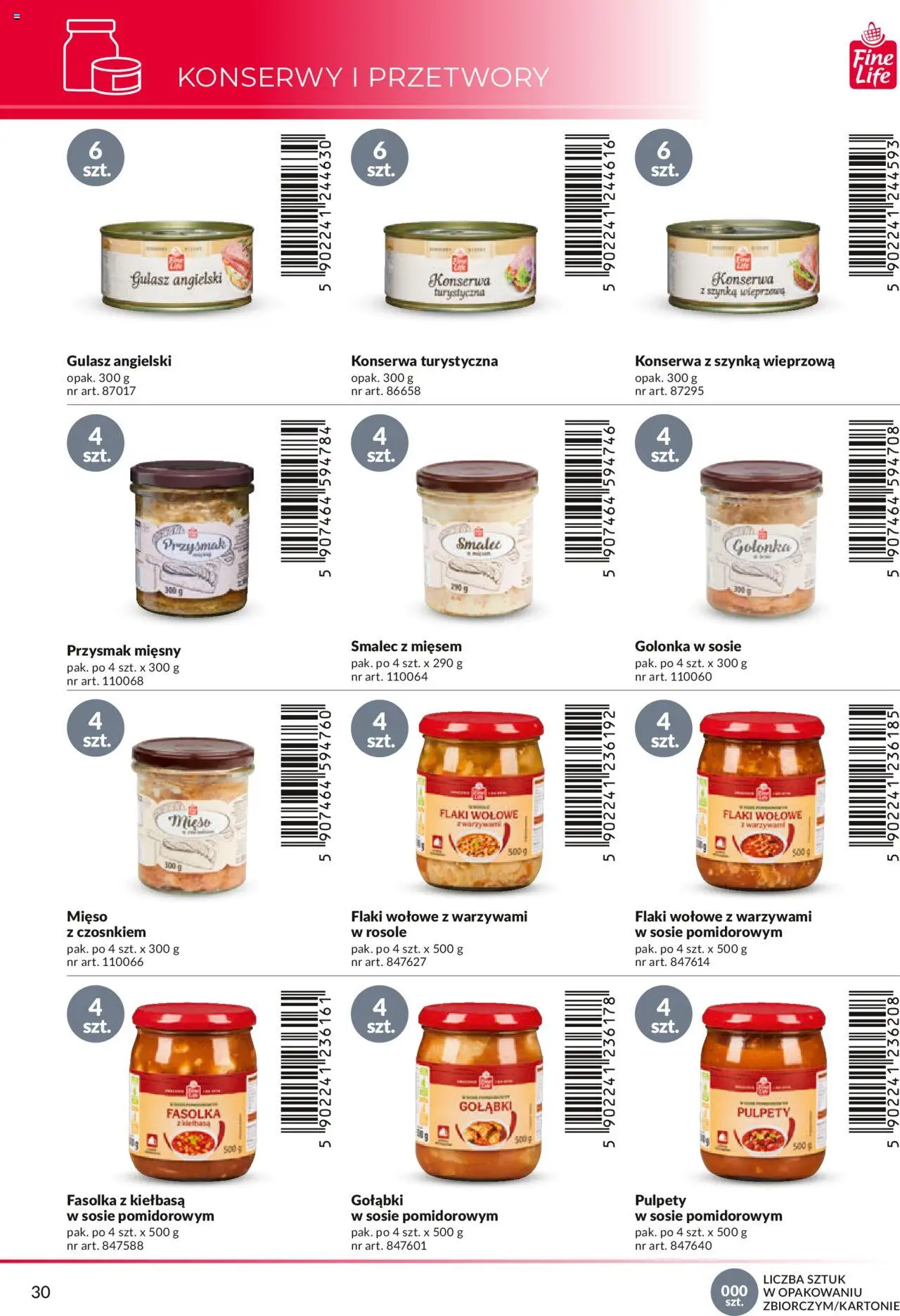 Makro Gazetka - Katalog marek własnych dla właścicieli sklepów od 18.04.2024 | Strona: 30 | Produkty: Kiełbasa, Szynka, Flaki