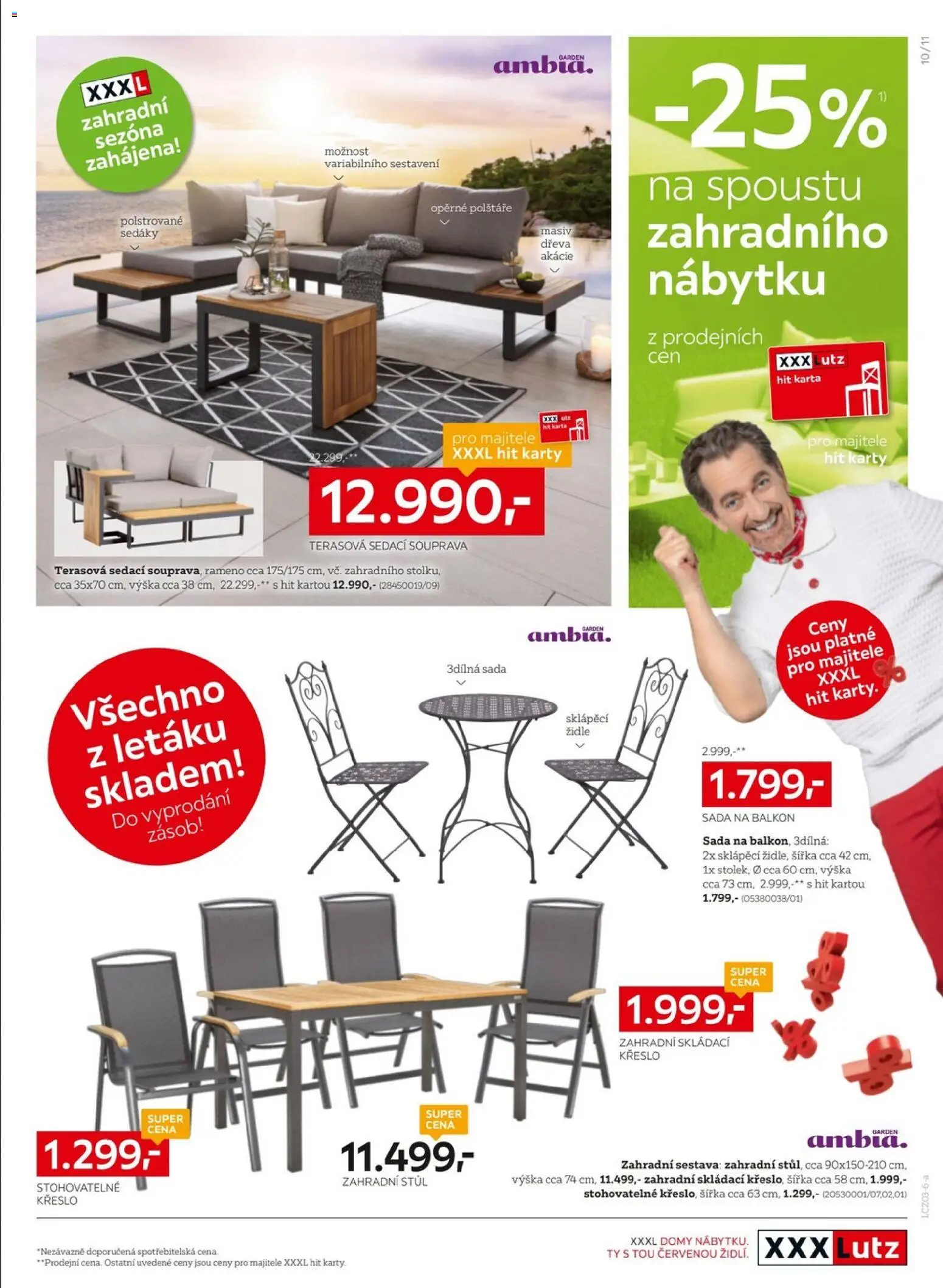 XXXLutz leták - Sleva 25 % na téměř vše od 09.03.2026 | Strana: 11 | Produkty: Polštáře, Sedací souprava, Stůl, Karty