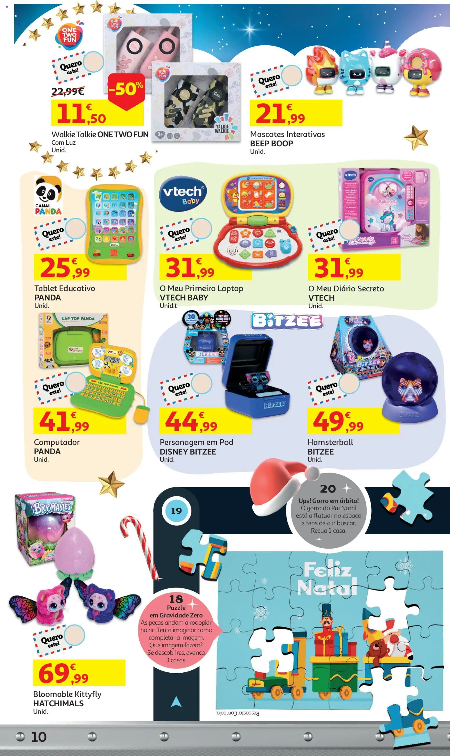 Auchan - A grande fábrica de Natal │ válido de 05.11.2025 | Página: 10 | Produtos: Computador, Laptop, Tablet, Gorro
