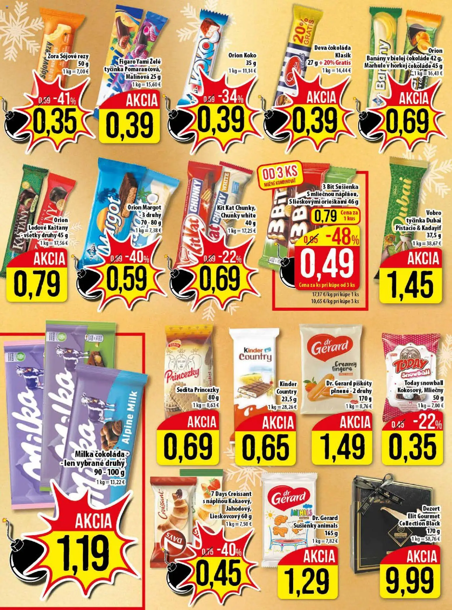 Nové Klas akcie – leták je platný od 08.12.2025 | Strana: 10 | Produkty: Banány, Croissant, Čokoláda, Marhule