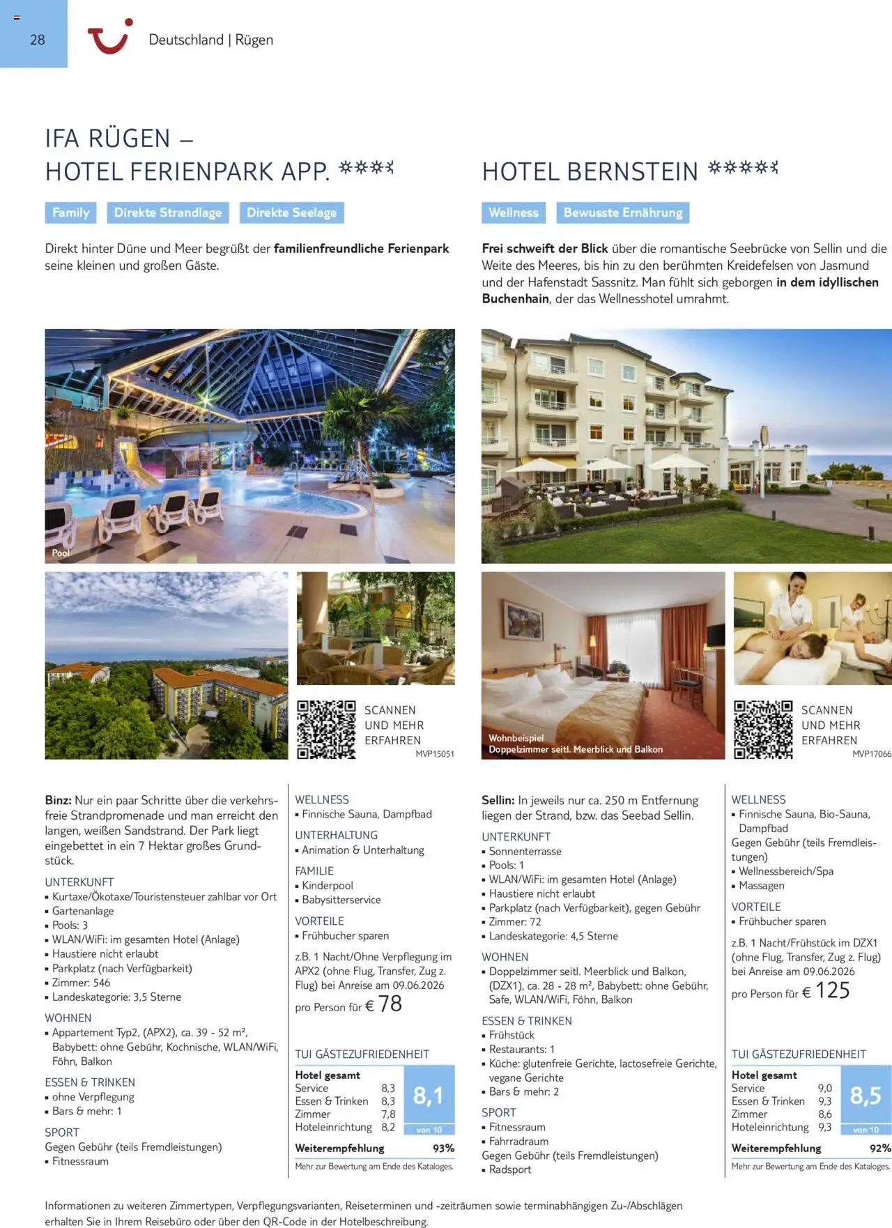 TUI Urlaub mit eigener Anreise 2025/26 – gültig ab 01.11.2025 | Seite: 28 | Produkte: Babybett, Küche