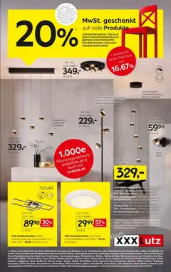 XXXLutz Leuchten ab 22.12.2025 gültig