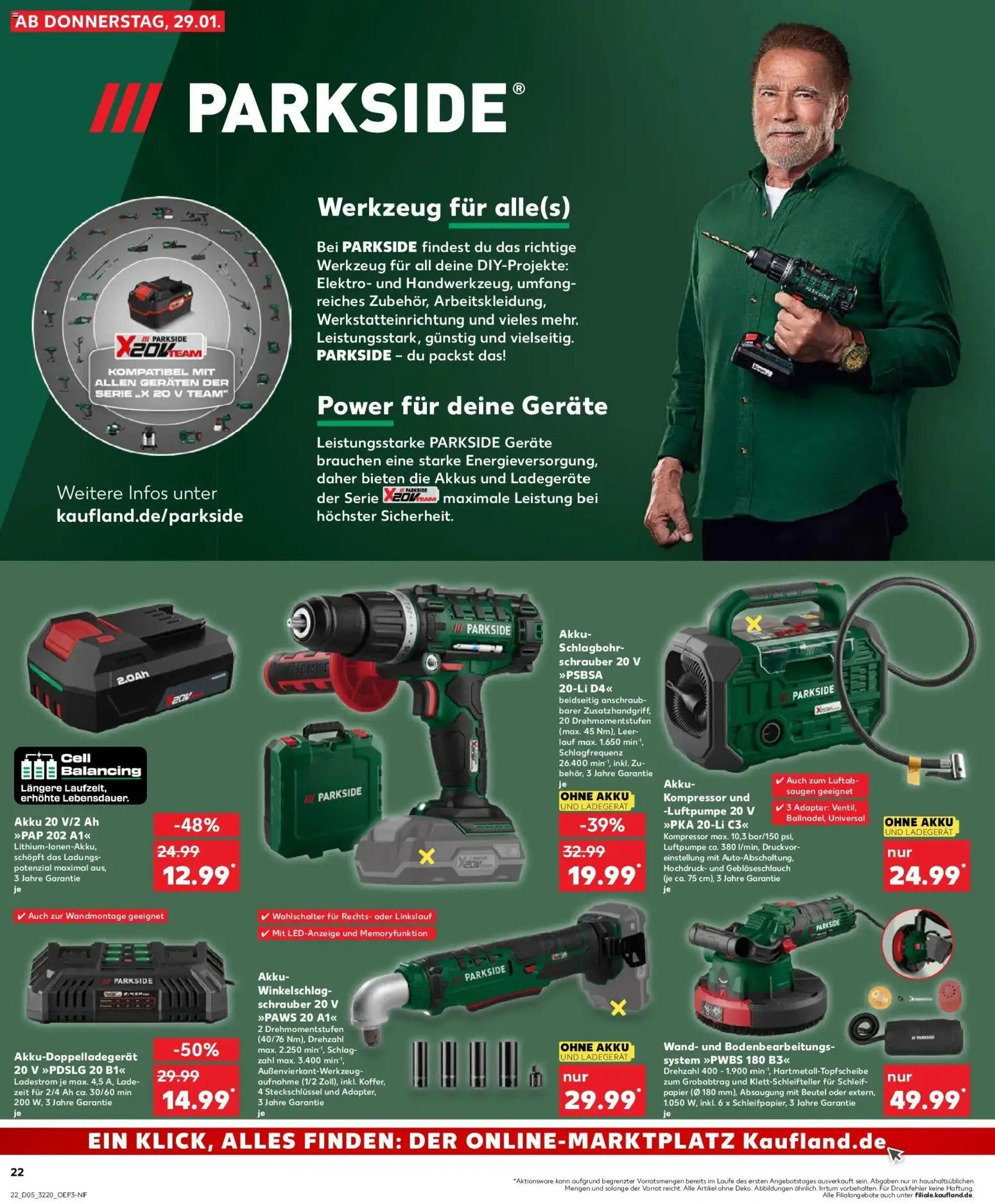 Kaufland prospekt Eilenburg	 – gültig ab 29.01.2026 | Seite: 22 | Produkte: Adapter, Luftpumpe, Ladegerät