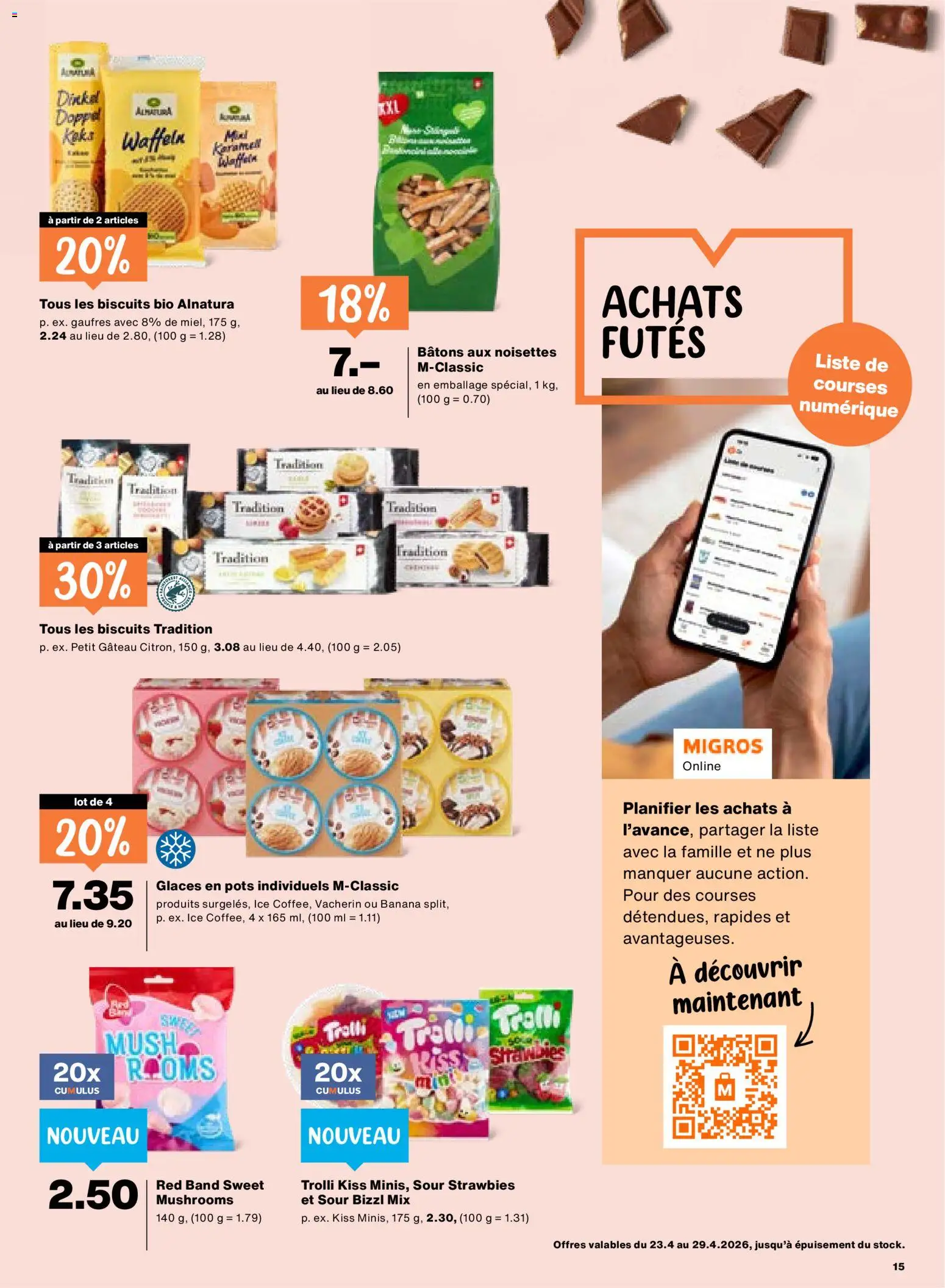 Migros aktionen FR – gültig ab 23.04.2026 | Seite: 15