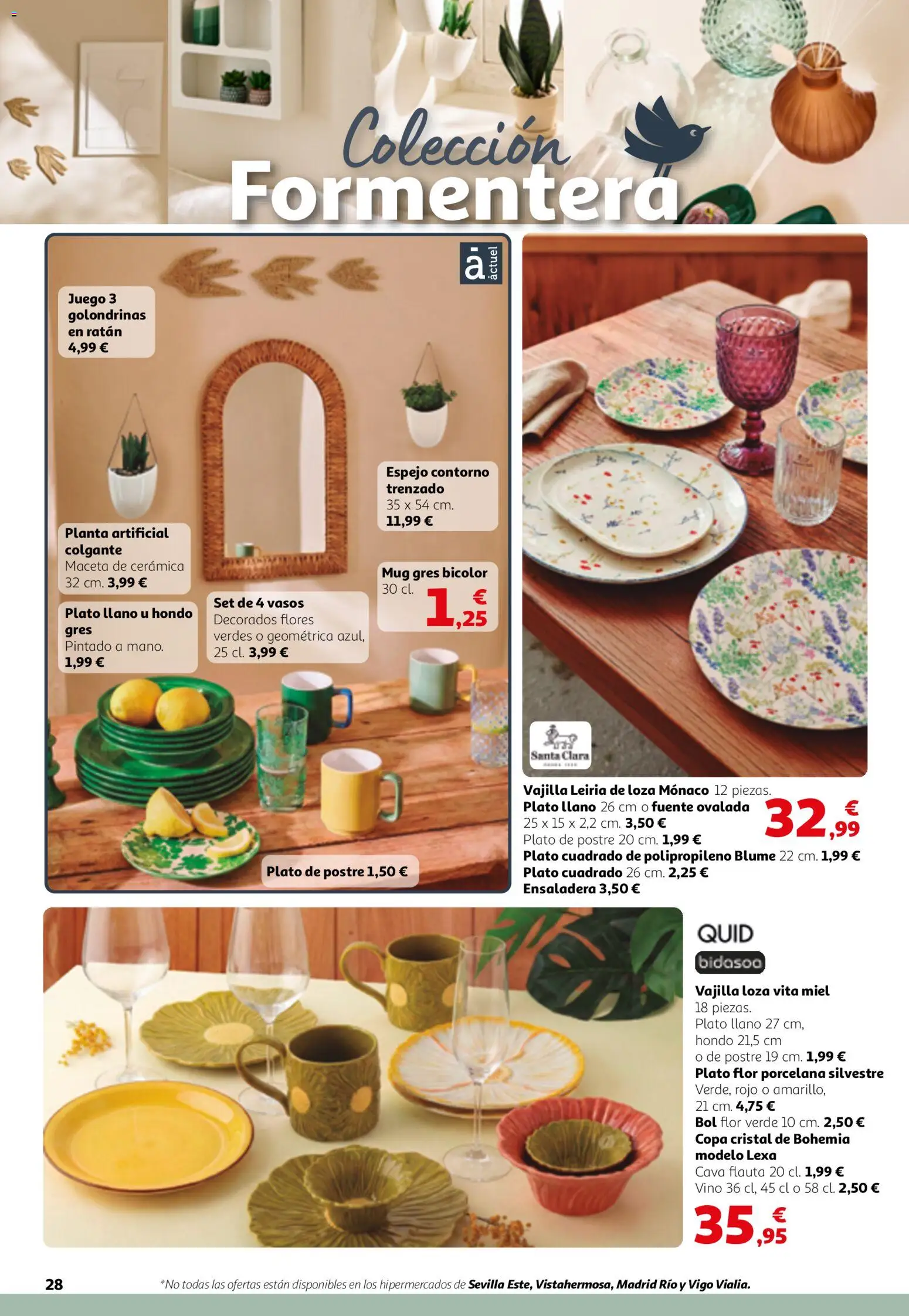 Alcampo HG Nacional │ válido desde el 12.03.2026 | Página: 28 | Productos: Ψηφιακή κάμερα, Vasos, Βρεφικό κρεβάτι, Espejo