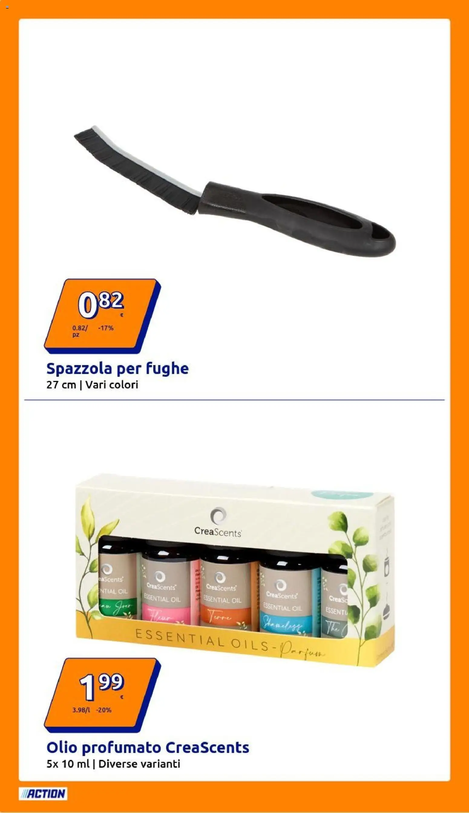 Volantino Action del 18.02.2026 | Pagina: 4 | Prodotti: Spazzola, Olio