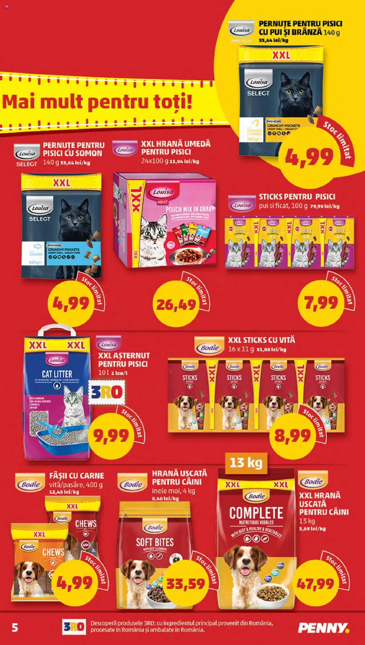 Noul catalog PENNY – valabil de la 15.10.2025 | Pagină: 5 | Produse: Hacıyatmaz Kedi Oyuncağı, Brânză