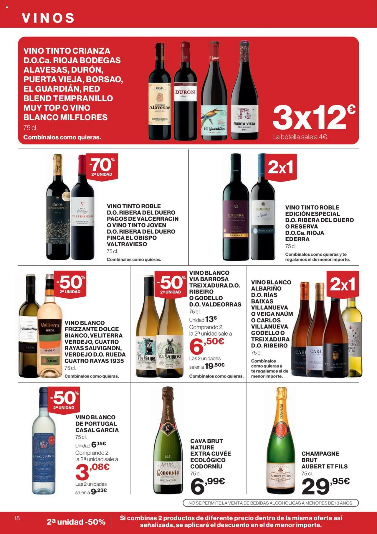 Hipercor catálogo │ válido desde el 09.10.2025 | Página: 20 | Productos: Vino, Té