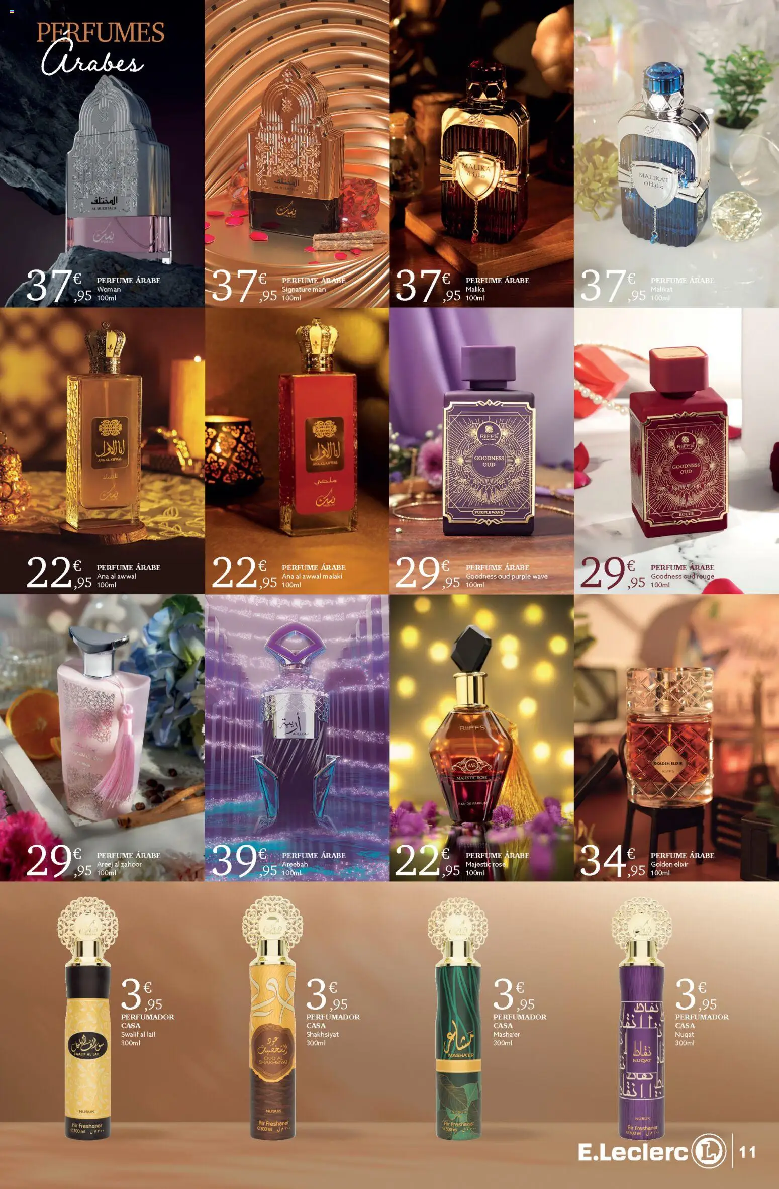 E.Leclerc - Folheto Conjuntos de Natal │ válido de 04.11.2025 | Página: 11 | Produtos: Perfumes, Perfume