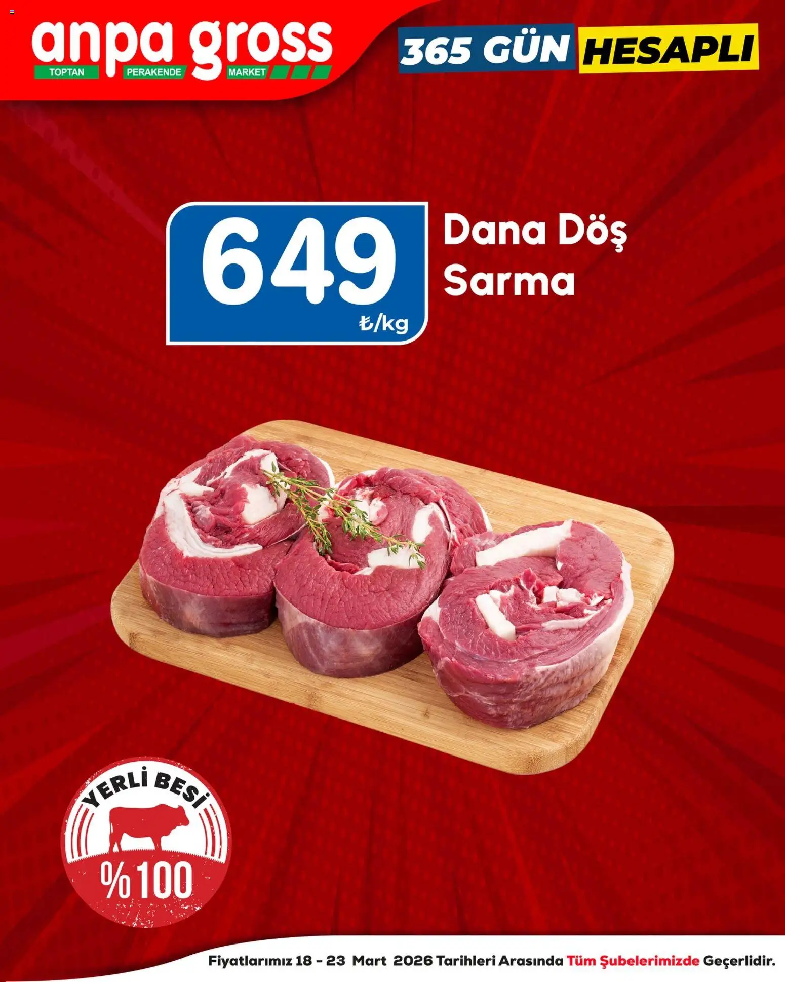 Anpa Gross - Kasap - 18.03.2026 tarihinden itibaren geçerlidir | Sayfa: 1
