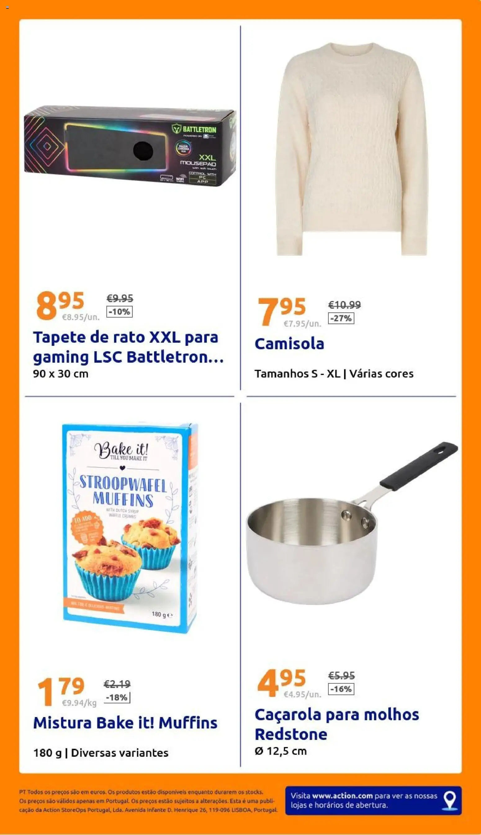 Action - Action PT week 44 2025 │ válido de 29.10.2025 | Página: 27 | Produtos: Tapete, Camisola