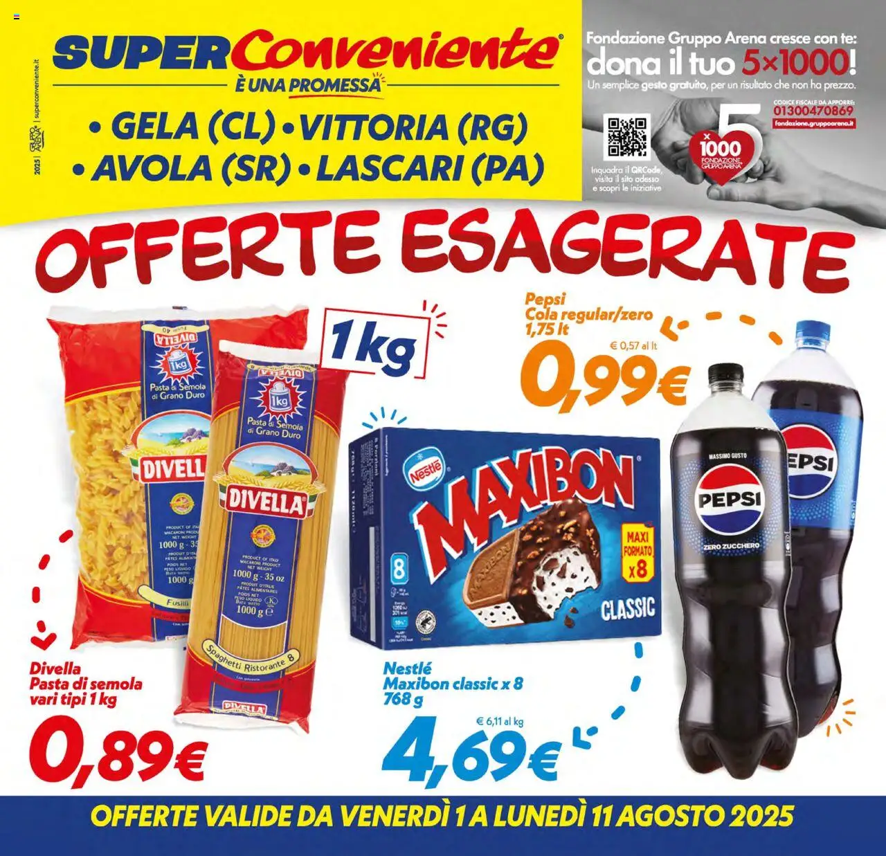 Volantino SuperConveniente del 01.08.2025 | Pagina: 1