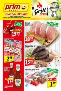Prim Market Gazetka od 03.07.2025 | Strona: 1 | Produkty: Ketchup, Grill, Czereśnie, Lody