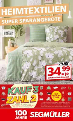 Segmüller Heimtextilien Super Sparangebote gültig ab dem 31.05.2025