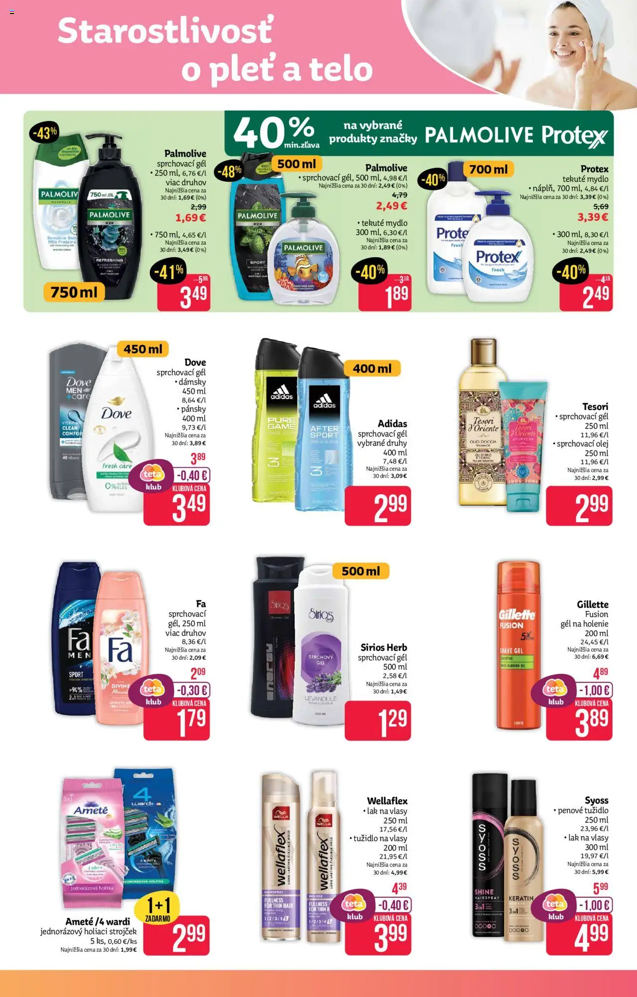 Nové Teta drogerie akcie – leták je platný od 16.09.2025 | Strana: 7 | Produkty: Strojček, Holiaci strojček, Lak na vlasy