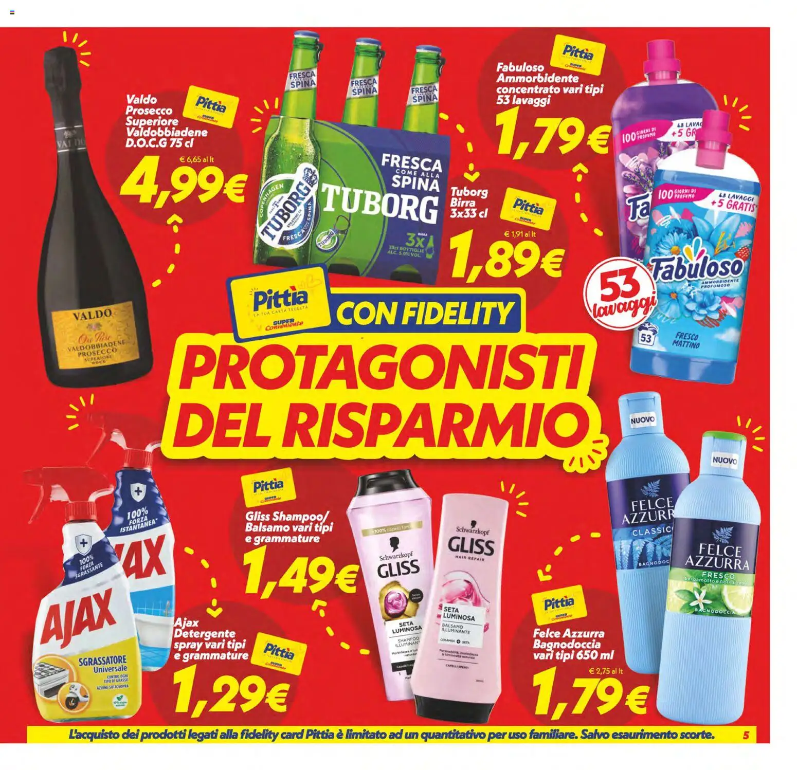 Volantino SuperConveniente del 24.02.2026 | Pagina: 5 | Prodotti: Illuminante, Balsamo, Ammorbidente, Detergente