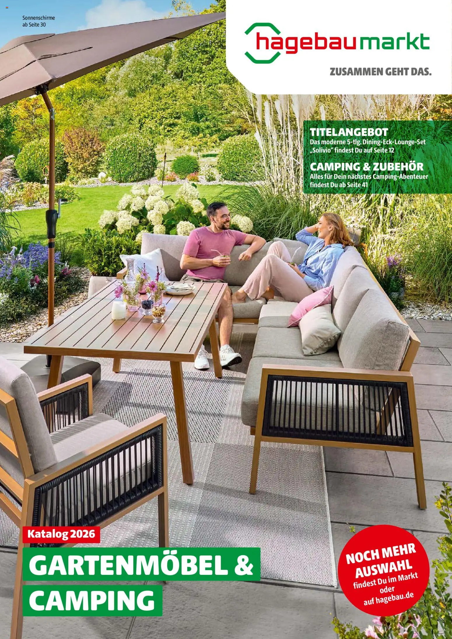 Hagebau Gartenmöbelsortiment – gültig ab 02.03.2026 | Seite: 1 | Produkte: Gartenmöbel