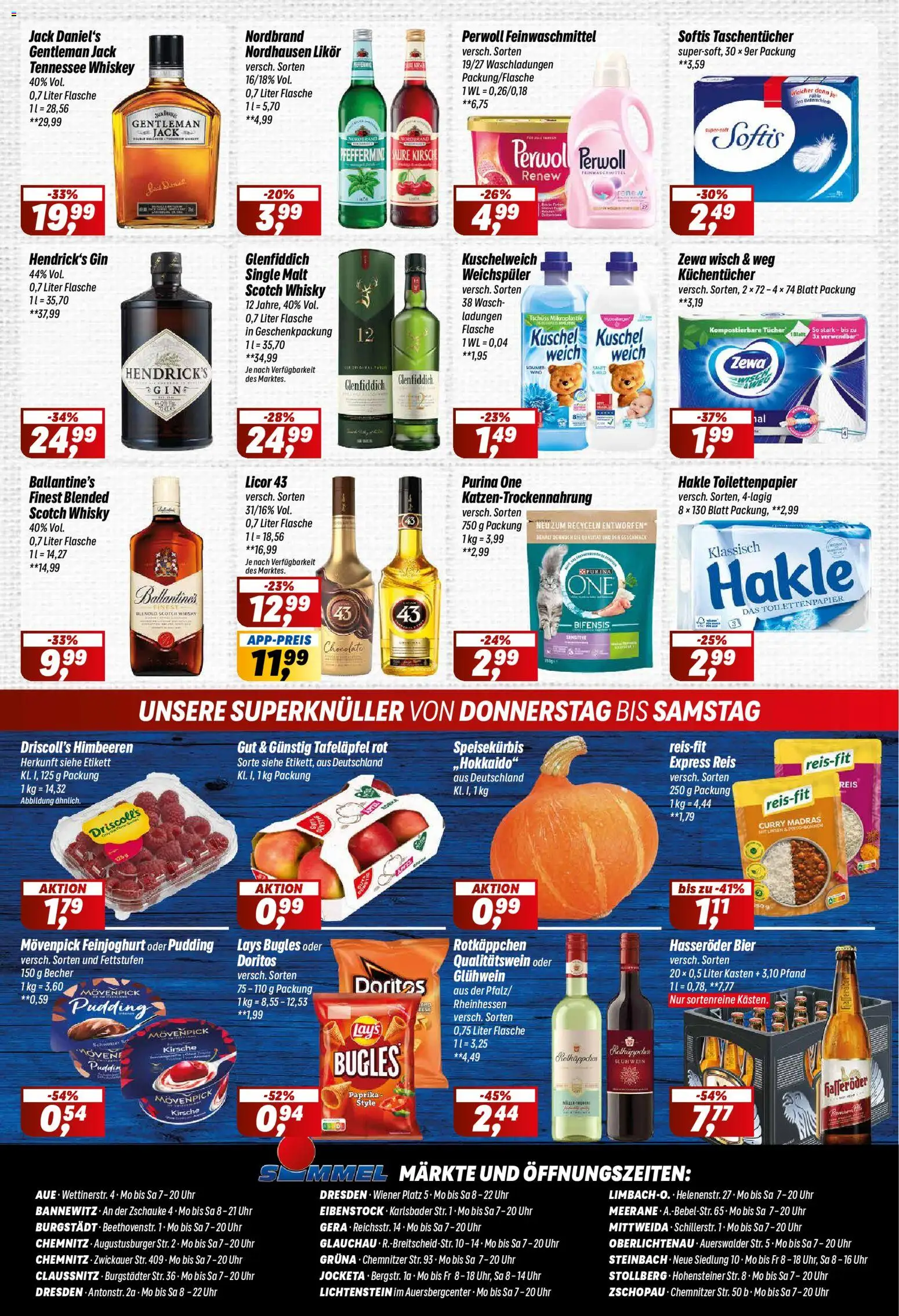 Simmel Prospekt 	 – gültig ab 10.11.2025 | Seite: 8 | Produkte: Bier, Kuschelweich, Jack Daniel's, Reis