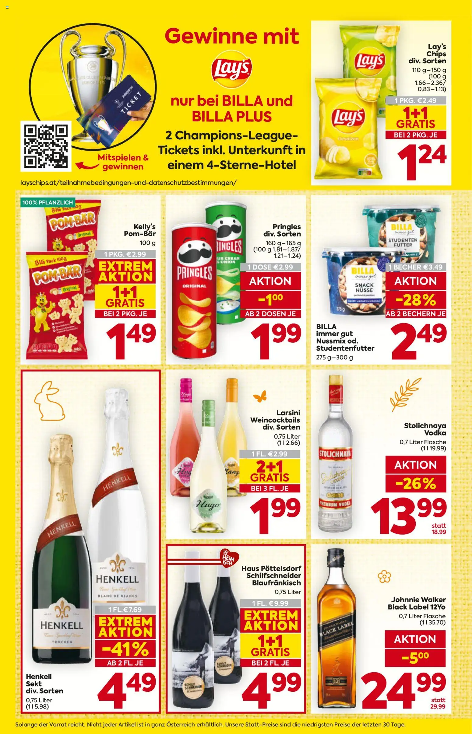 Billa Flugblatt - Kärnten gültig ab 19.03.2026 | Seite: 18 | Produkte: Chips, Nüsse