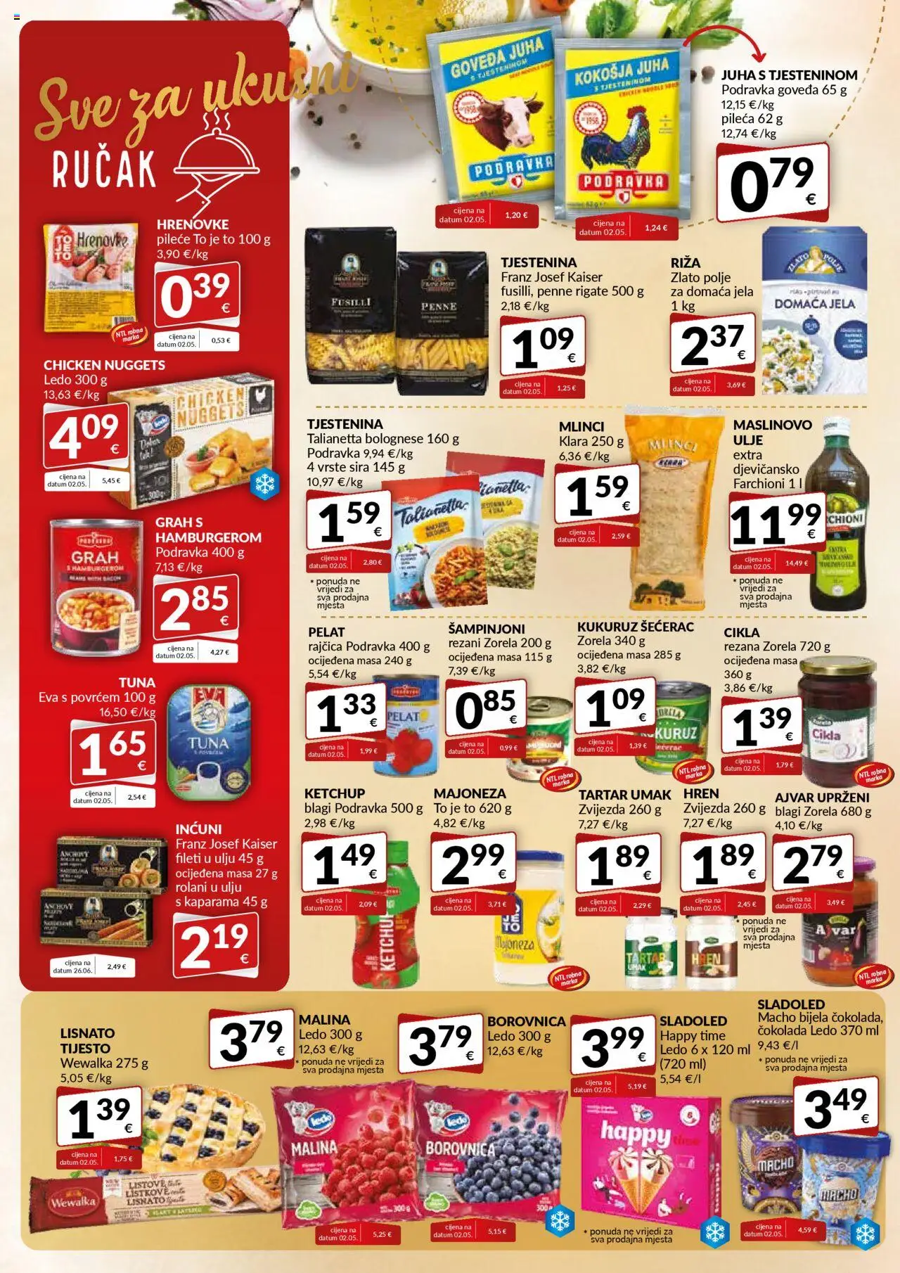Bakmaz katalog | vrijedi od 21.08.2025 | Stranica: 4 | Proizvodi: Ulje, Ajvar, Juha, Hren