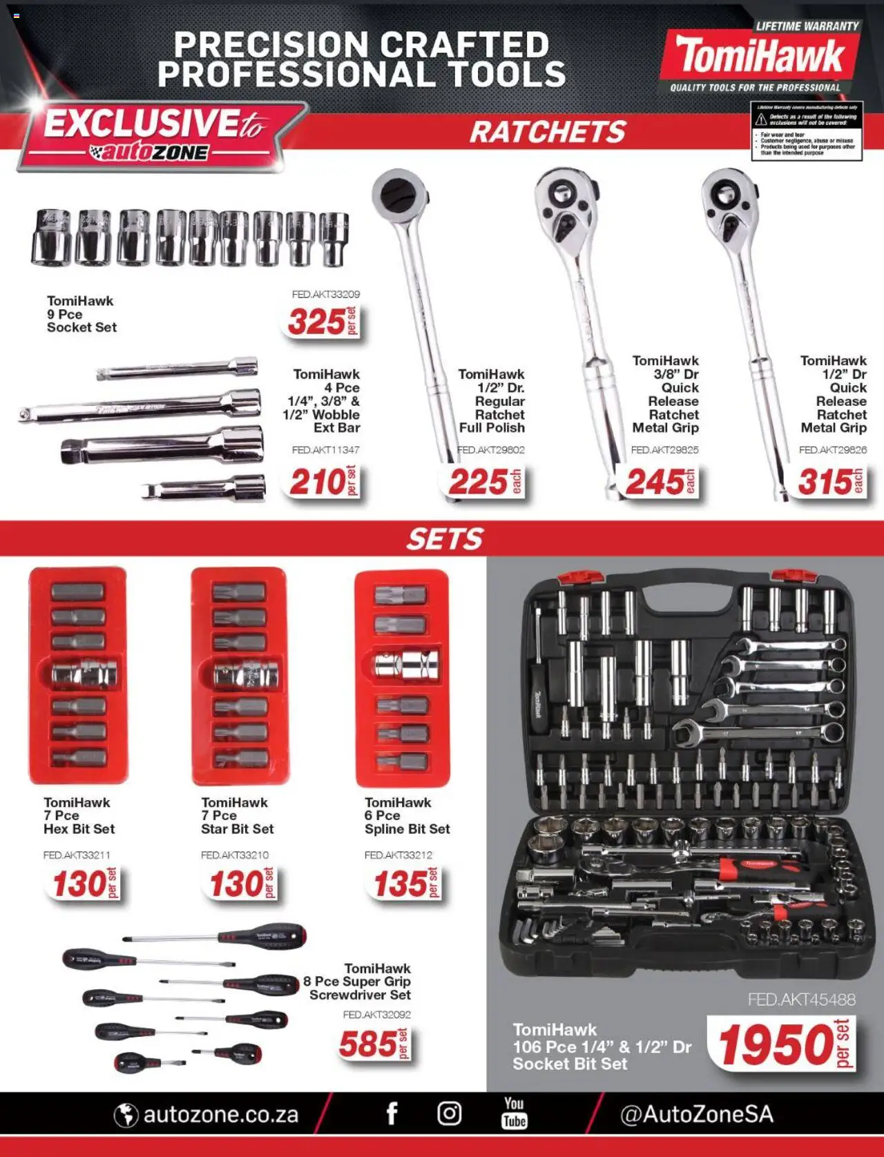 New AutoZone catalogue – valid from 22.09.2025 | Page: 17 | Products: Socket set, Socket