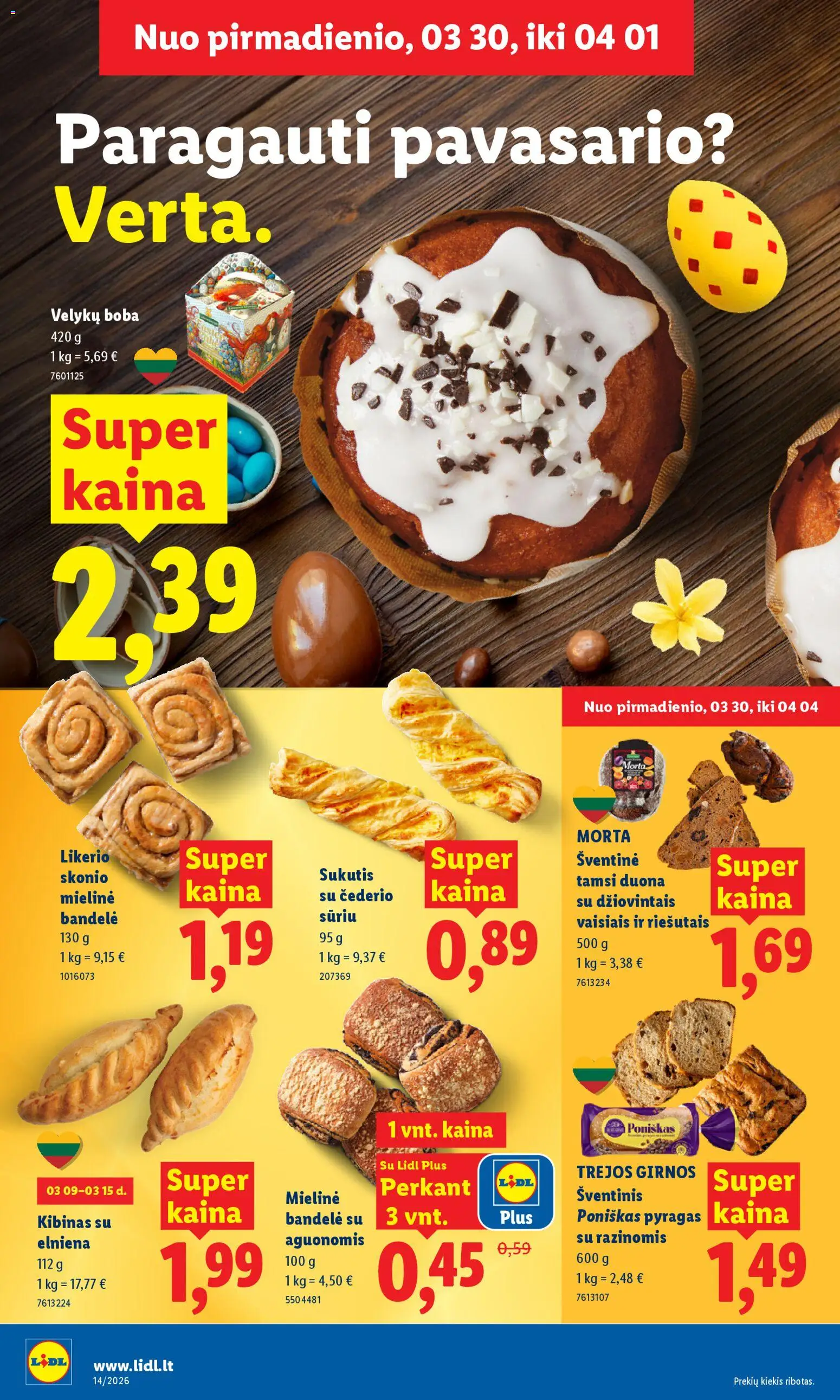 LIDL akcijos nuo 30.03.2026 | Puslapis: 8